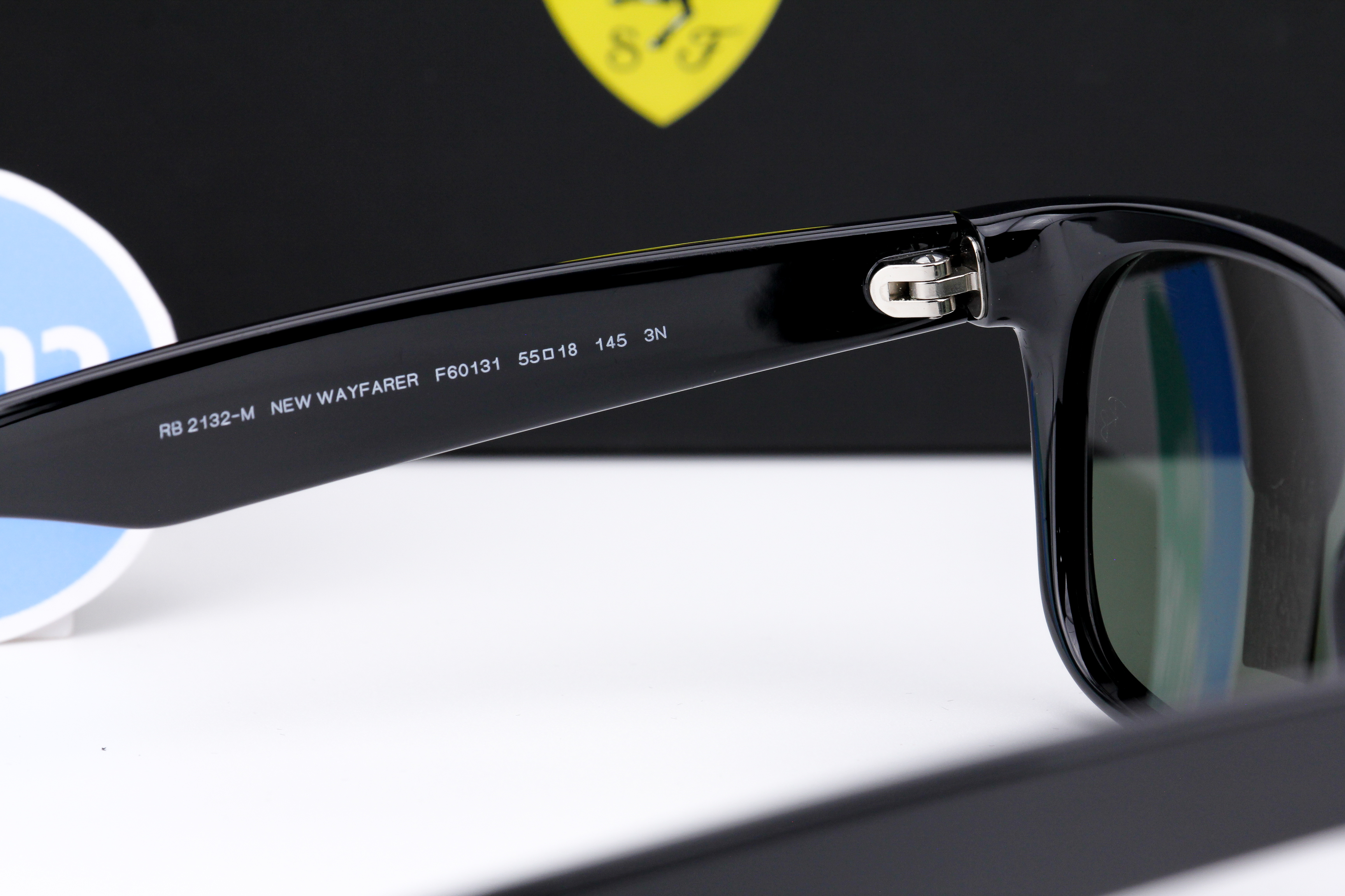 RayBan New Wayfarer Ferrari Collection RB2132M F60131