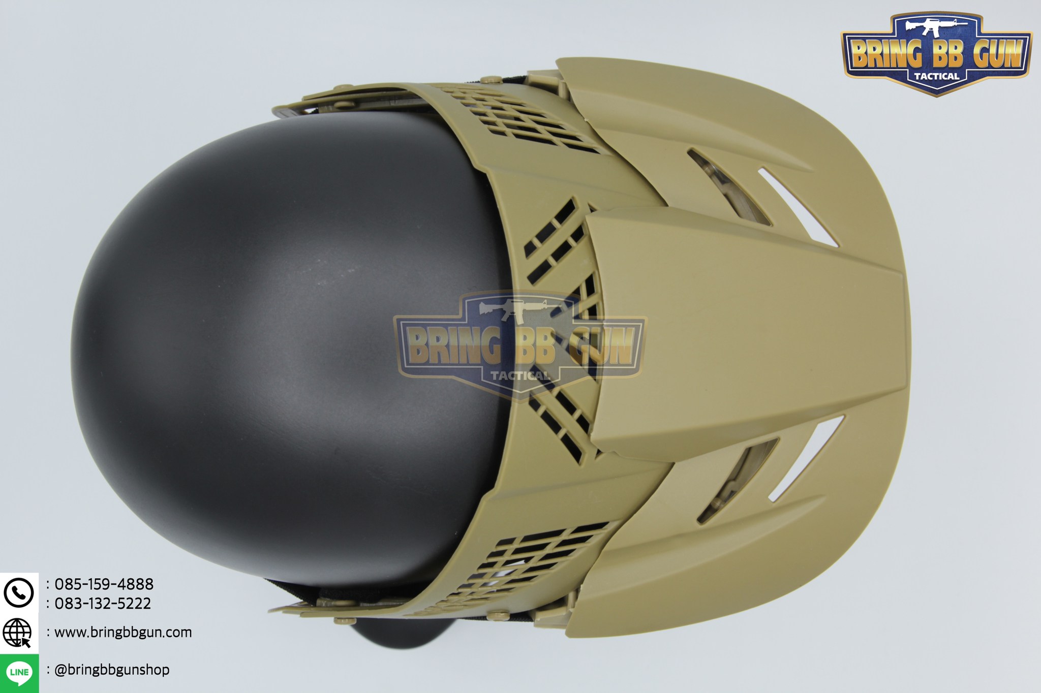 หน้ากากชาวนา รุ่นเลนส์กระจก (หน้ากาก Troy)