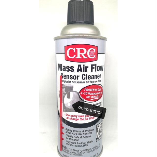 CRC นํ้ายาล้างเซ็นเซอร์แอร์โฟร์ Mass Air Flow Sensor Cleaner ขนาด 312 กรัม - แท้ชัวร์ ราคารวมVATแล้ว มีใบกำกับภาษี