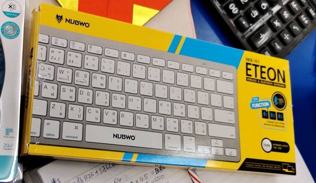 คีย์บอร์ด บูลทูธไร้สาย ใช้กับ macbook ได้