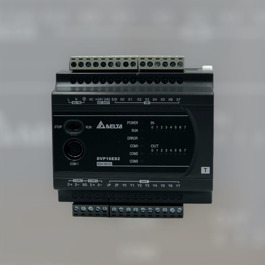 Delta PLC DVP16ES200R 8DI/8DO 220V (Relay)