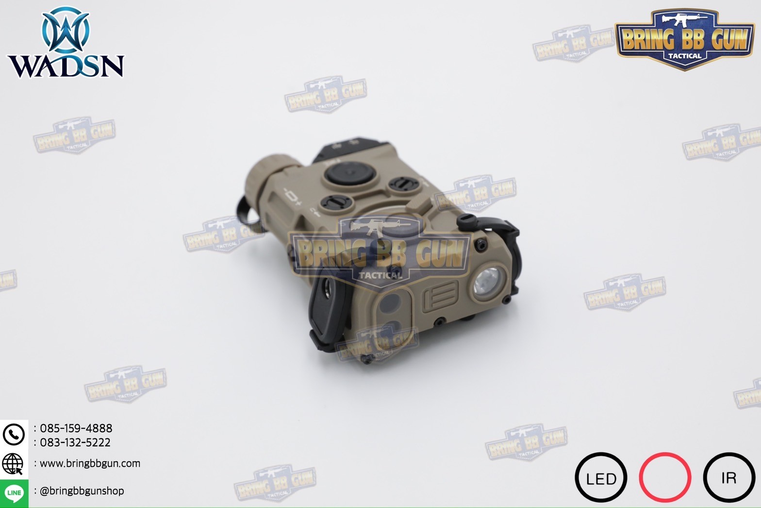 กล่อง Eo-tech OGL ยี่ห้อ WADSN รุ่น พลาสติก (เลเซอร์ชี้เป้าสีแดง) (OGL) (EOTECH OGL) (ON-GUN-LASER)