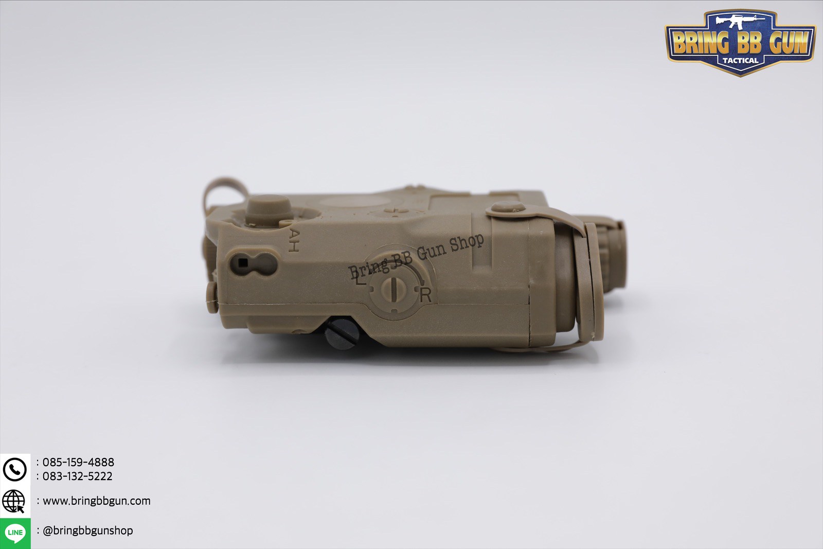 กล่องPEQ เลเซอร์ชี้เป้าสีแดง (สามารถเก็บแบตเตอรี่ได้)