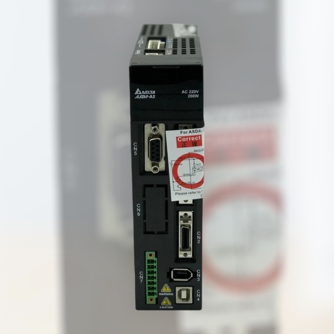 Delta AC Servo Drive ASD-A2-0221-L 200W , 220V 3/1-Phase , close loop