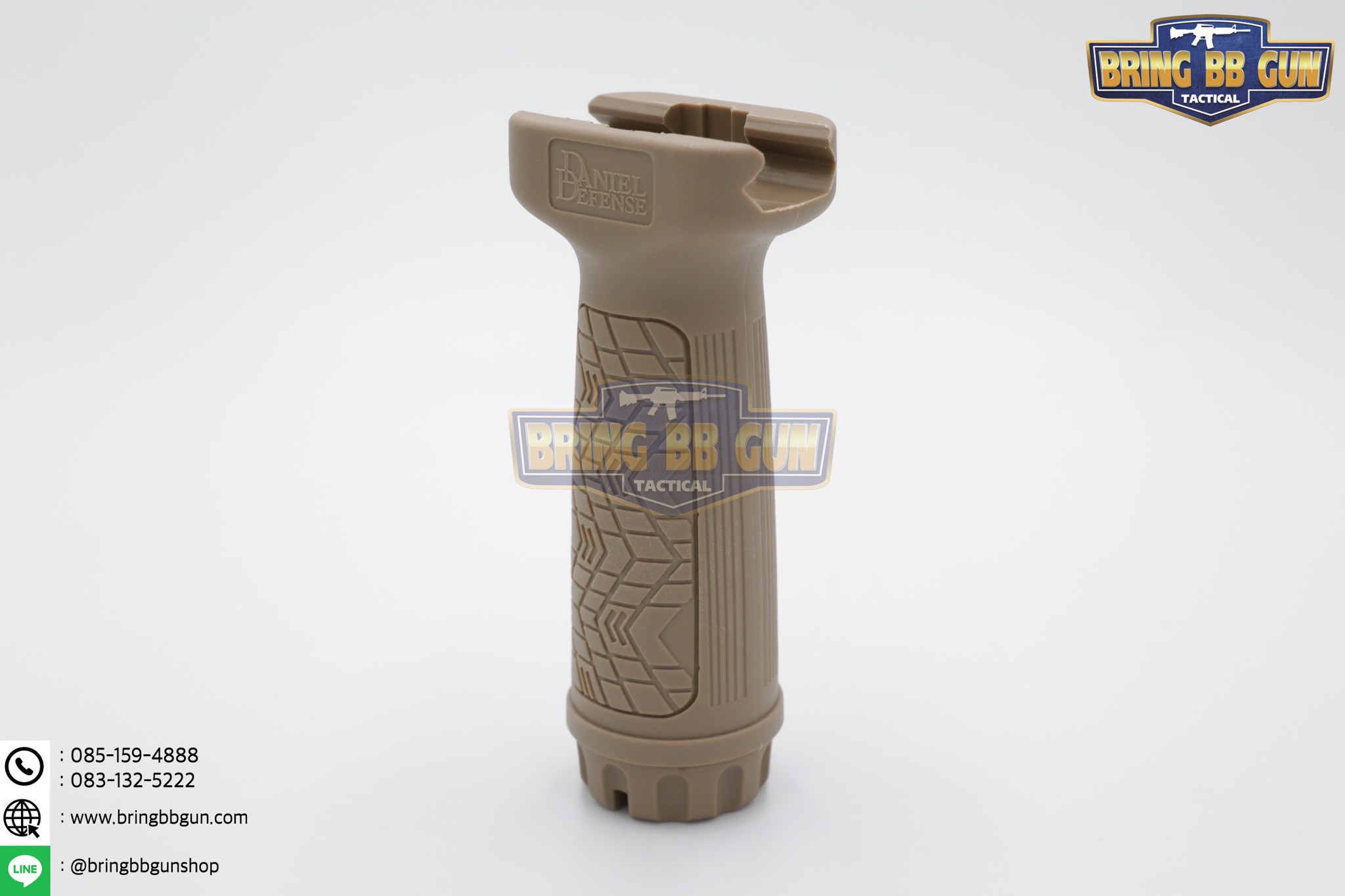 กริ๊ปมือหน้า Daniel Defense รุ่น จับราง 20mm. (DANIEL DEFENSE VERTICAL FOREGRIP - Picatinny)