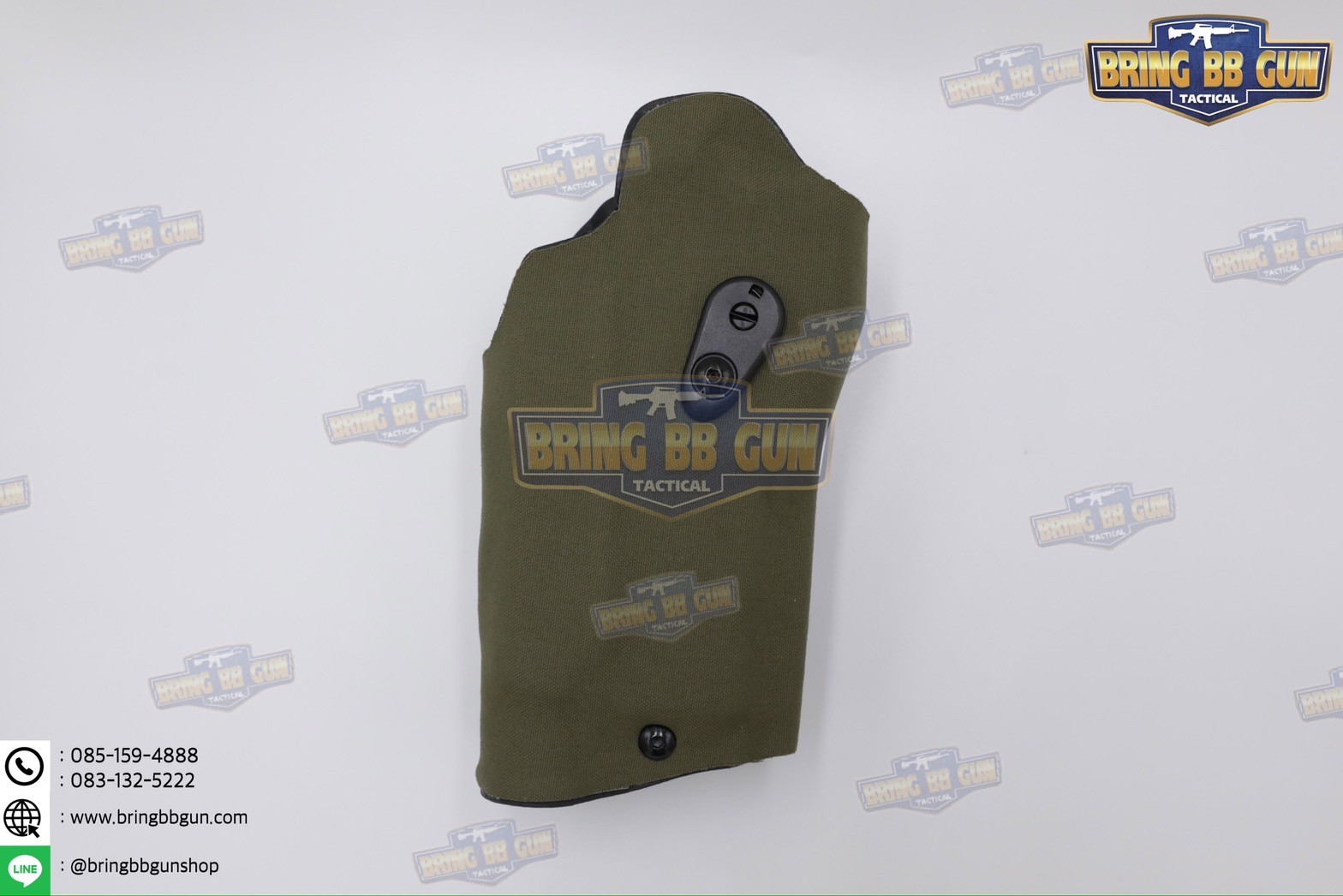 ซองปืนพกนอกปลดนิ้วโป้ง Sig Sauer P320 + ช่องไฟฉาย (ซองปืน 6354DO) (6354 DO) (P320 + X300)