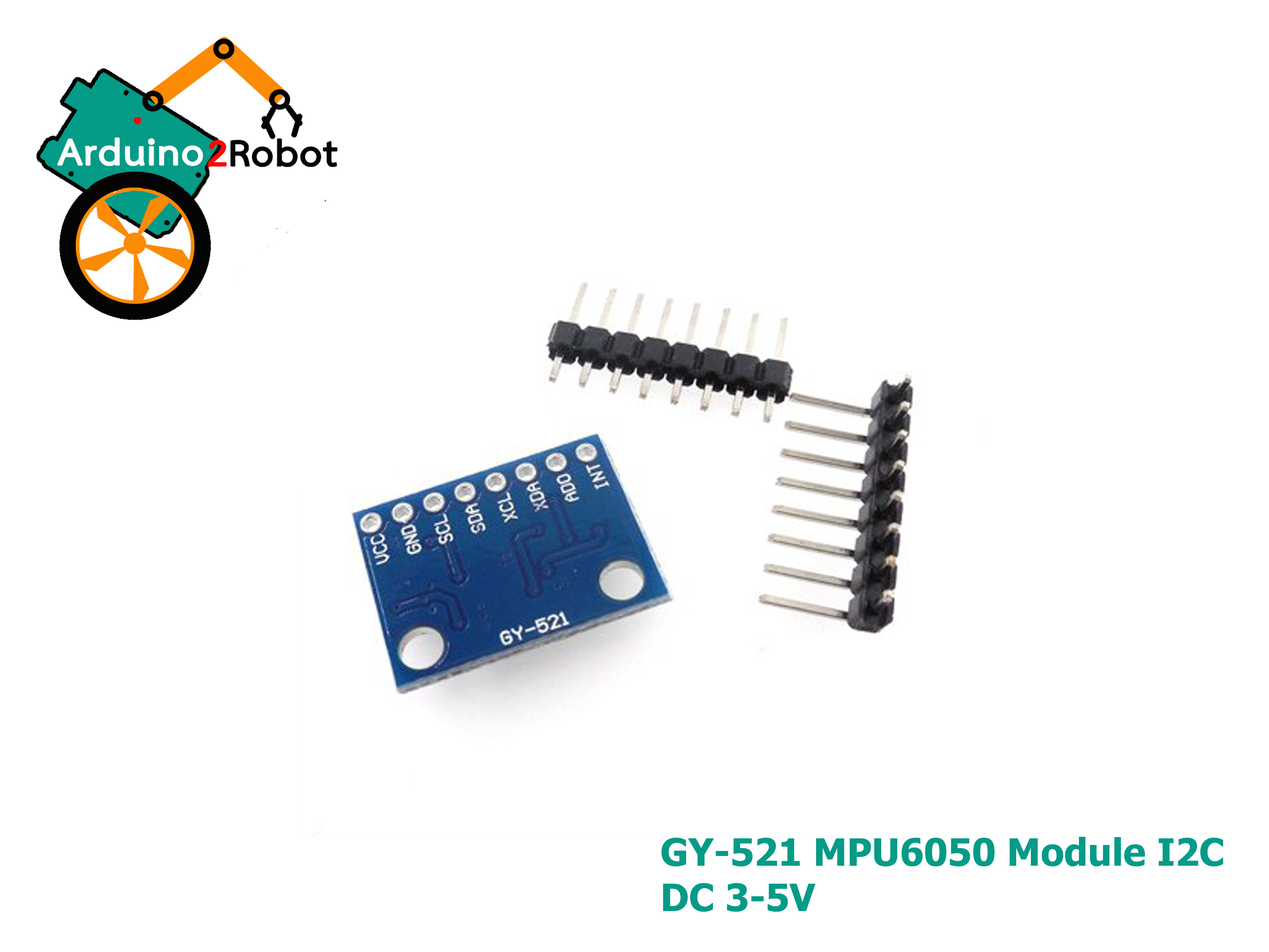 GY-521 MPU6050 Module I2C 3 Axis Analog Gyroscope Sensor + 3 Axis Accelerometer Module MPU-6050 DC 3-5V