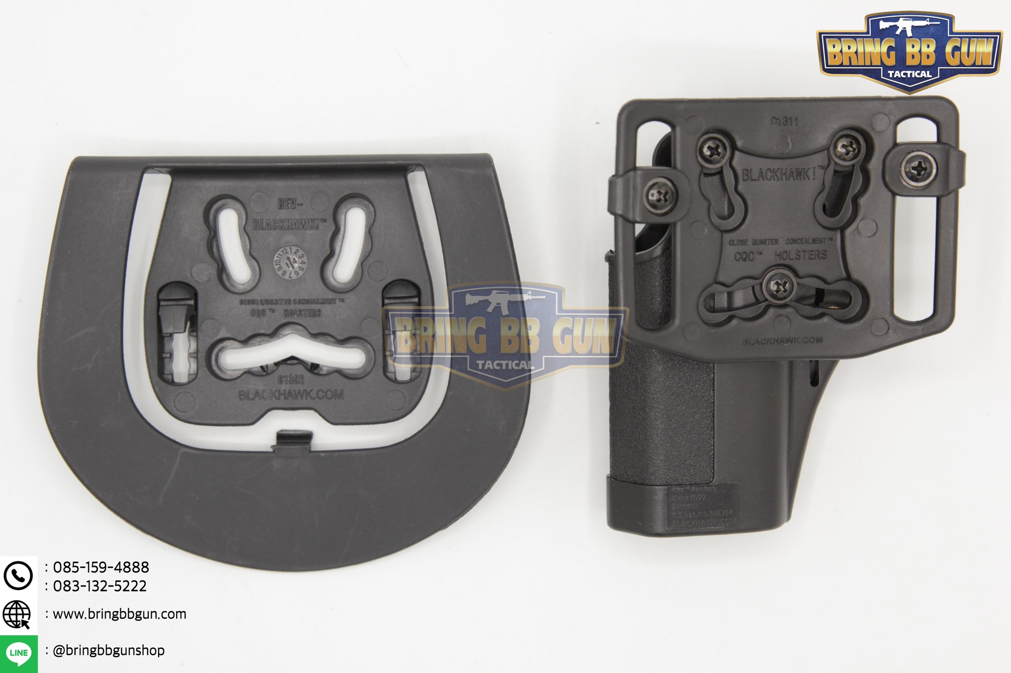 ซองปืนพกนอก ทรงBlack Hawk รุ่น Glock17 สำหรับปืน : Glock 17/22/31