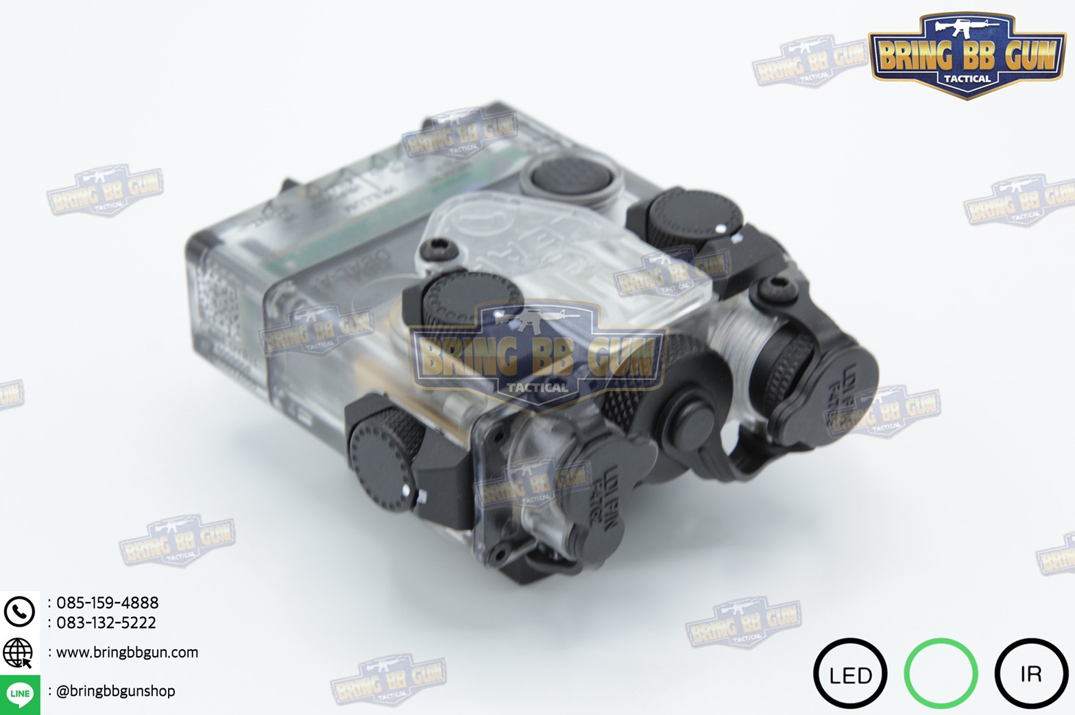 กล่องANPEQ-15A รุ่น DBAL-A2 บอดี้พลาสติก (Dual Beam Aiming Laser - Advanced2)