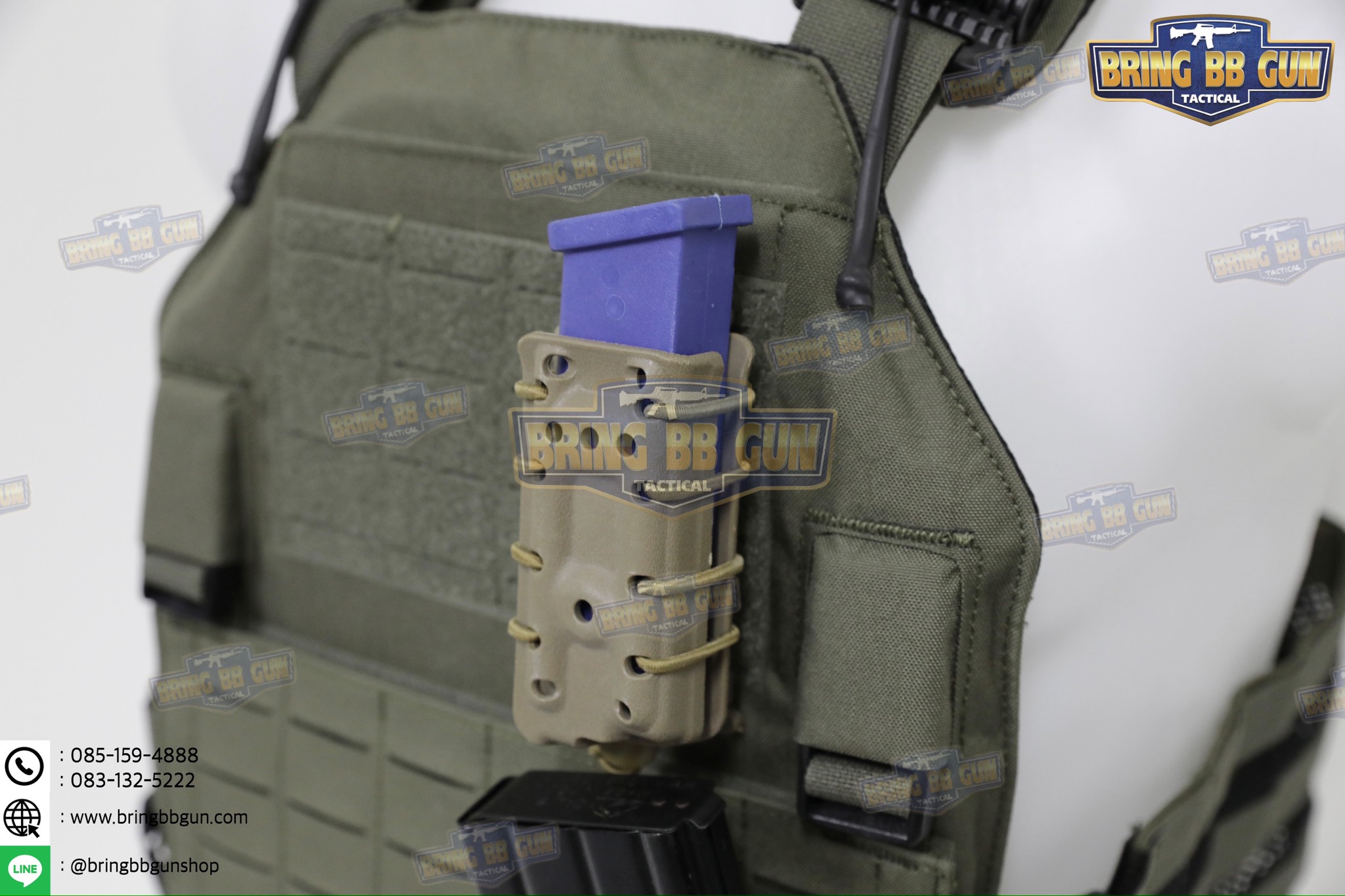 เพ้าเเม็กกาซีน G-Code 9mm. G-Code Style Magazine Pouch (Hand Gun) (9mm.)