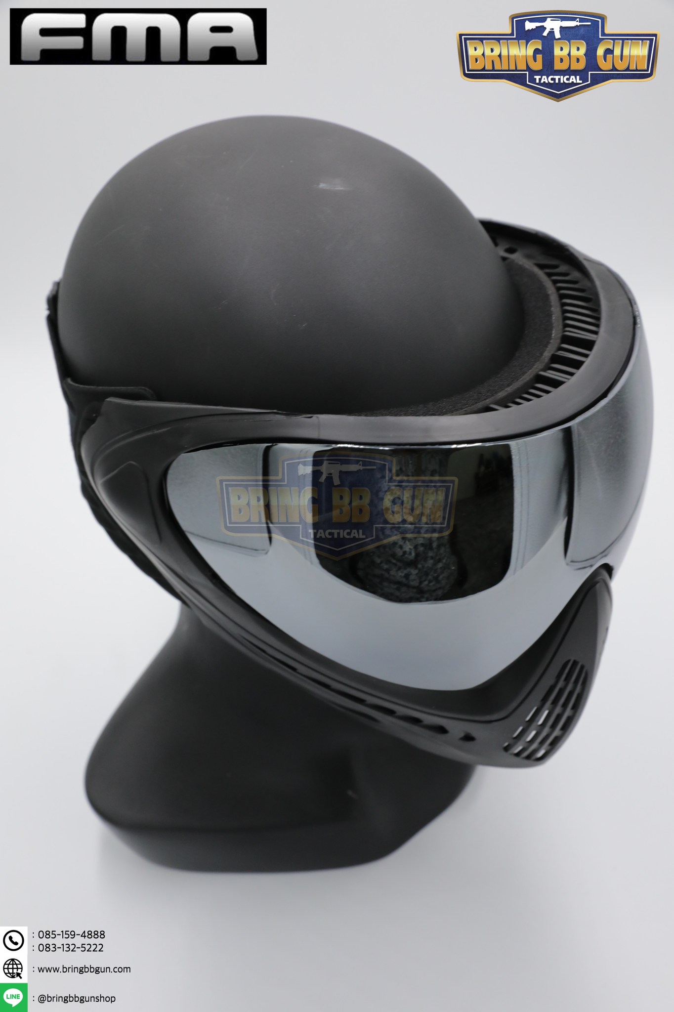 หน้ากาก F1 ยี่ห้อ FMA รุ่น เลนส์ 1 ชั้น