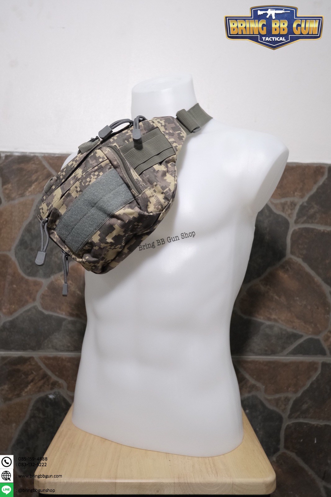 กระเป๋าสะพายข้าง-คาดอก-คาดเอว รุ่น 025