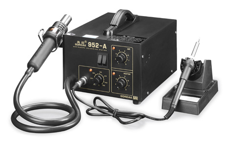 Gordak 952A เครื่องเป่าลมร้อน พร้อม หัวแร้งปรับอุณหภูมิ
