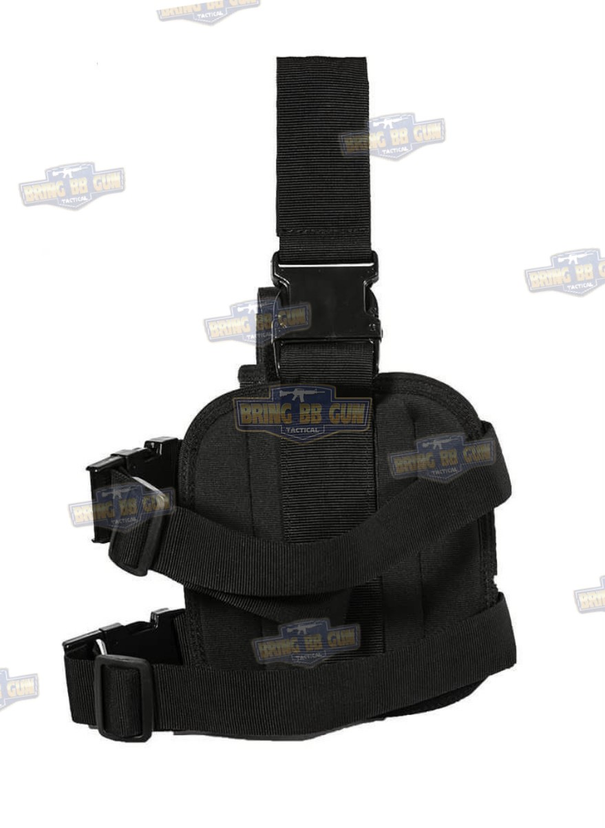 ซองปืนผ้า+เพลทรัดต้นขา ผ้า 1000D (สามารถใส่ปืนได้ทุกรุ่น) (ซองปืนรัดขา มีเพลทรองต้นขา ผ้า 1000D)