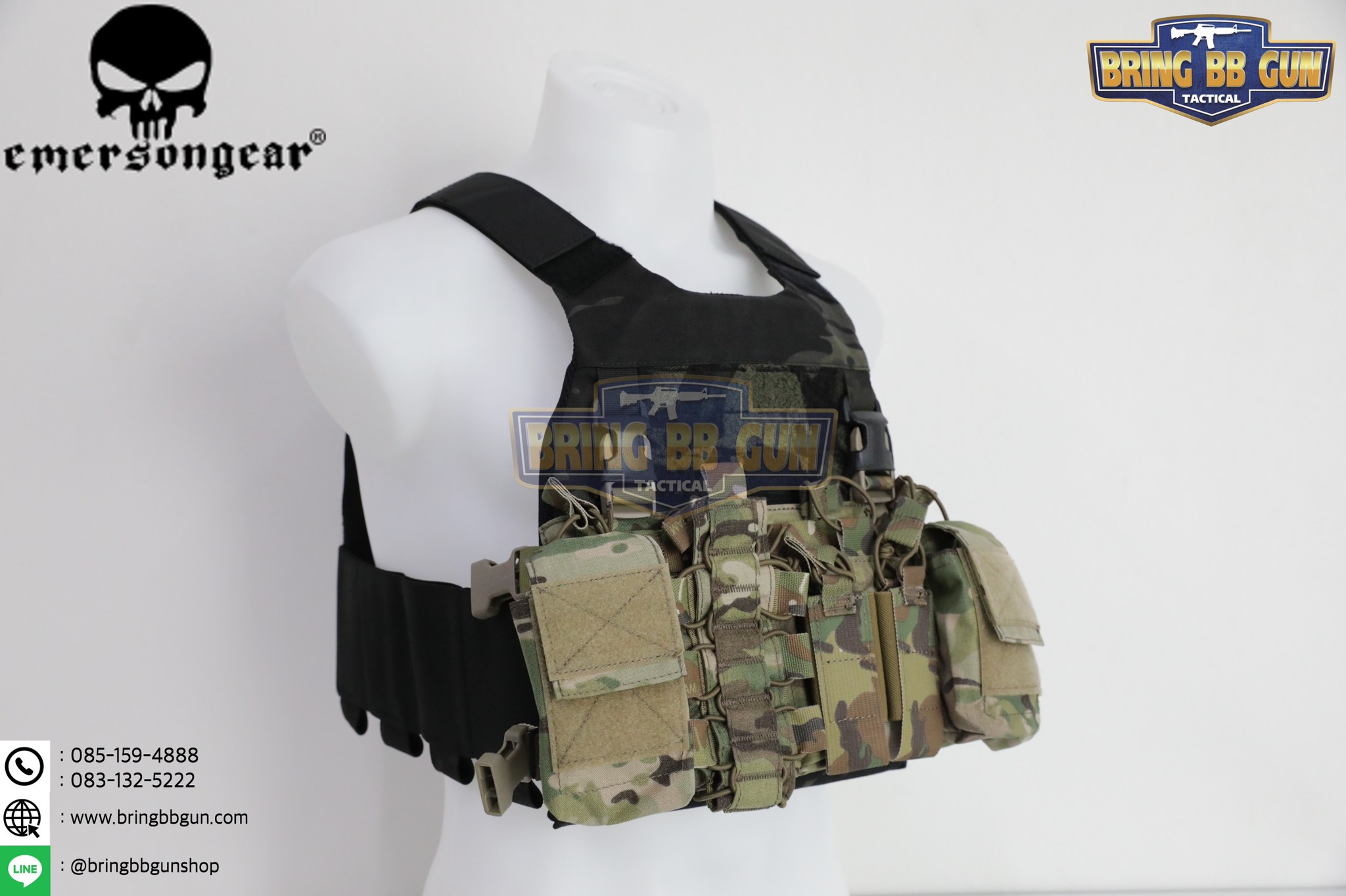 D3CR Tactical Chest Rig ยี่ห้อ Emerson (EmersonGear D3RC Tactical Chest Rig)