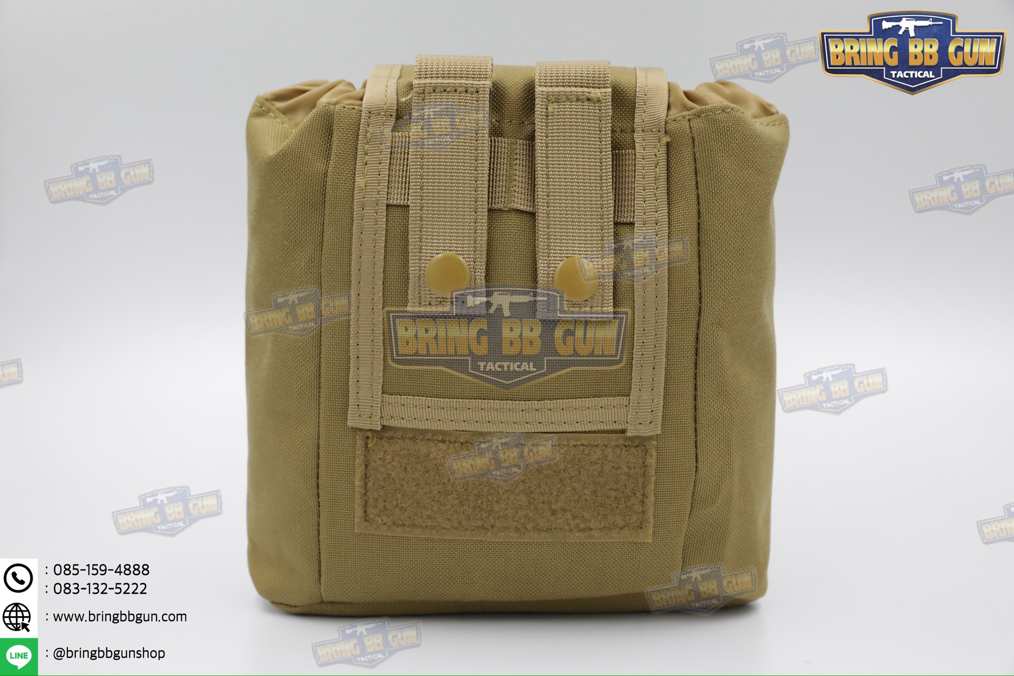 ถุงทิ้งแม็กกาซีนแบบพับได้ B01 (ถุงเก็บอุปกรณ์) (Tactical Storage Bag) (Folding Magazine Recycling Bags) (Drop Pouch) (Dump Pouch)