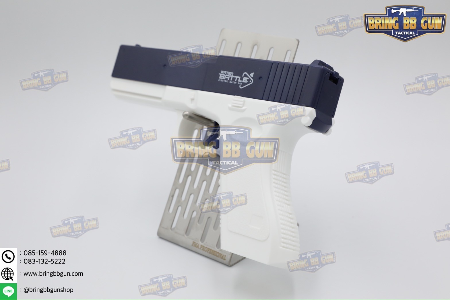 ปืนฉีดน้ำไฟฟ้า รุ่น Glock (ปืนฉีดน้ำของเล่น) (ปืนฉีดน้ำอัตโนมัติ) (ยิงได้ต่อเนื่อง)