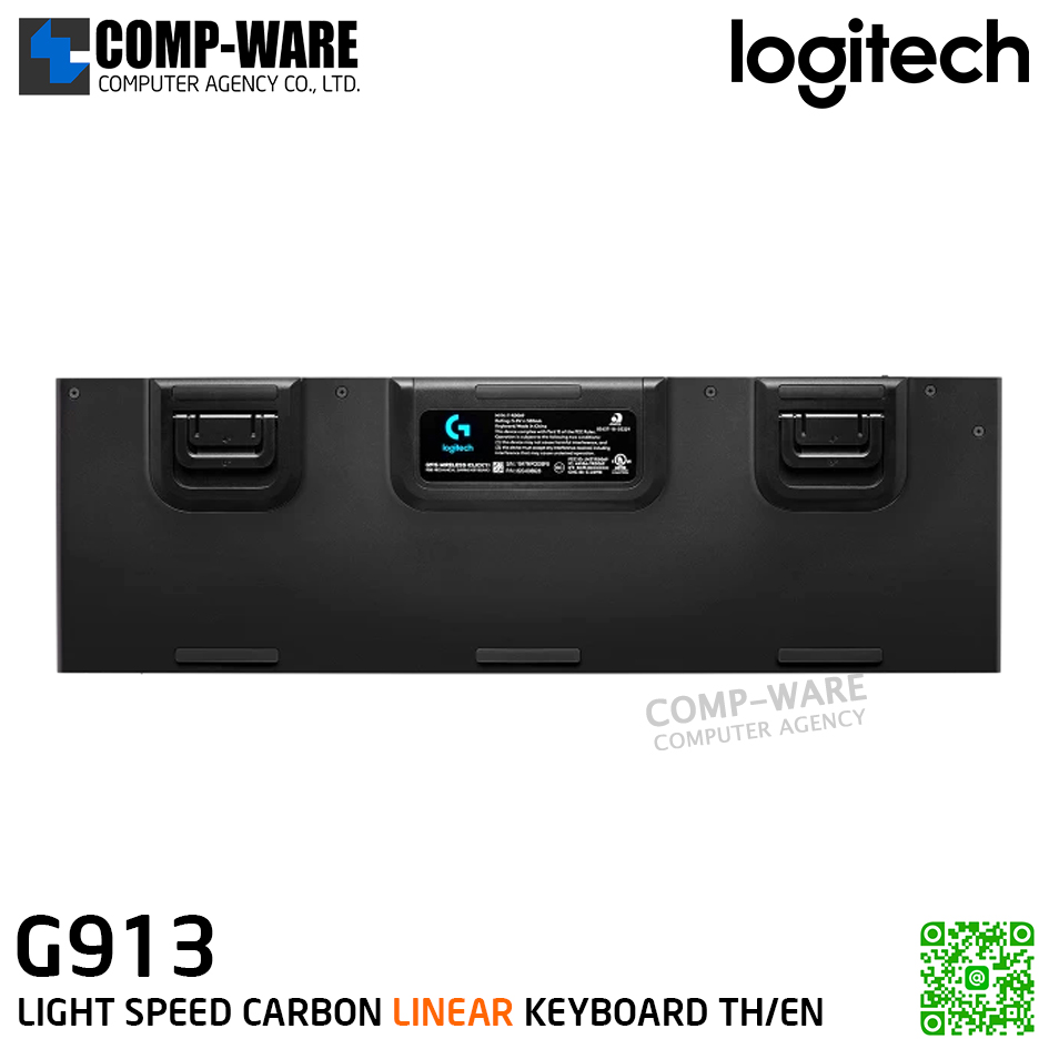 Logitech G913 LIGHT SPEED CARBON LINEAR KEYBOARD (TH/EN) - 2Y Warranty - 920-008966