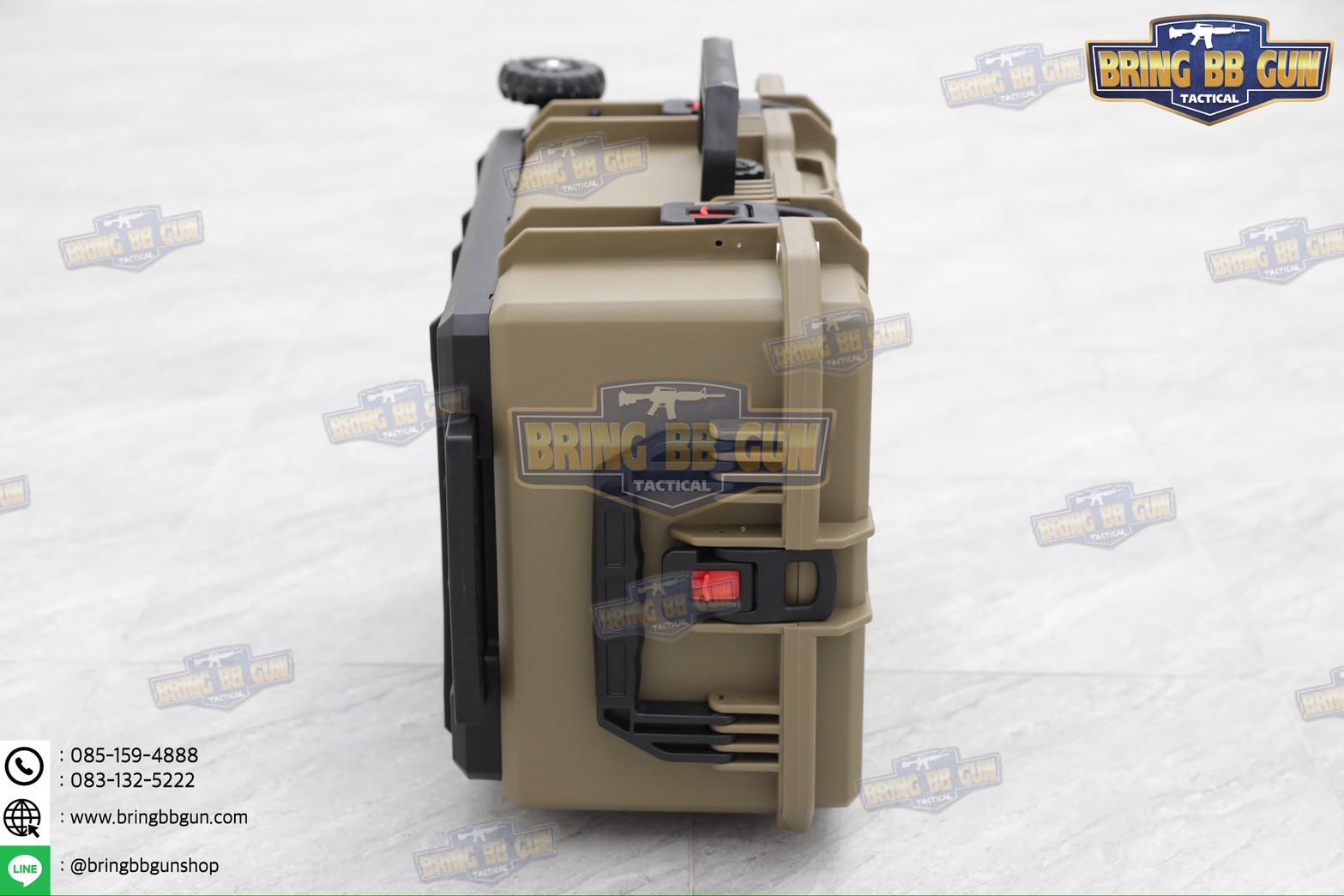 กล่องปืนสั้นแบบมีล้อลาก Plasma Case รุ่น P05 (SW1022C-R) (เคสกันกระแทรกแบบมีล้อลาก Plasma) (กล่องกันกระแทก)