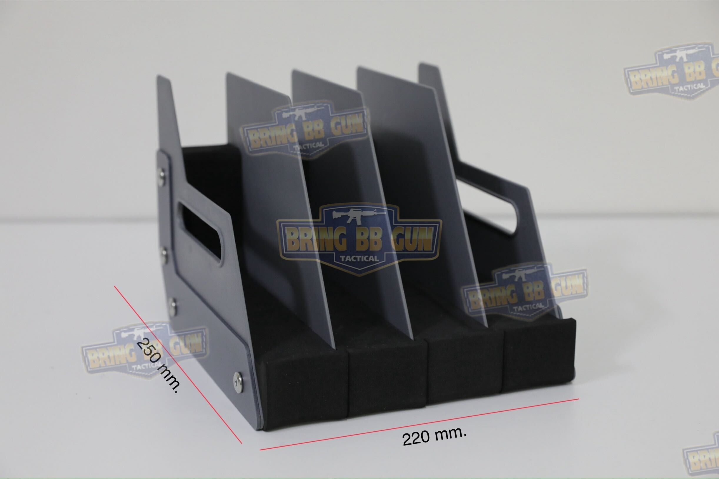 ชั้นวางปืนสั้น (ช่วยจัดเก็บปืนสั้นให้เป็นระเบียบ) (Pistol Stroage Rack)