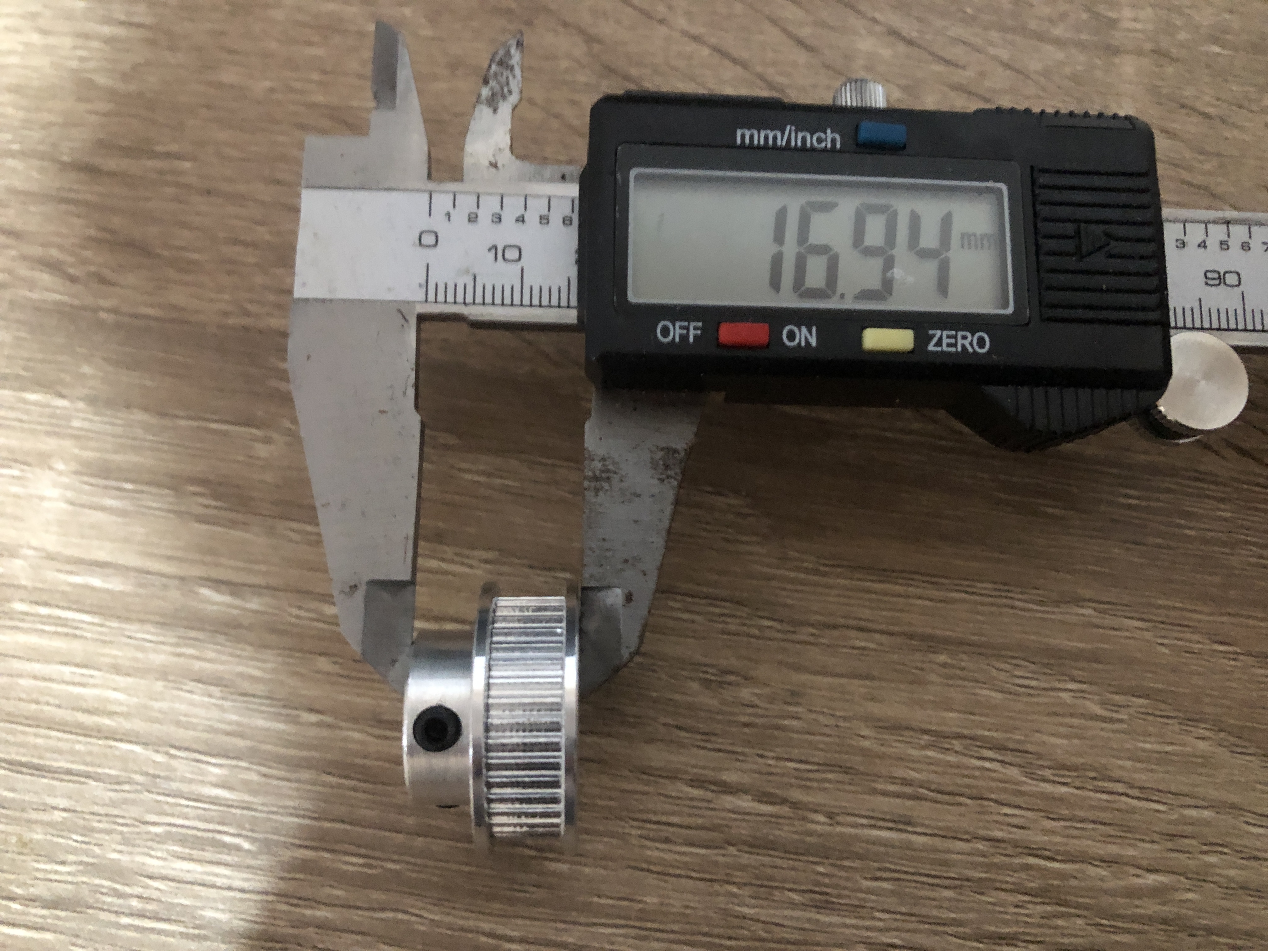 2GT Timing Pulley 40 ฟัน สำหรับสายพานกว้าง 6mm (ใส่แกน 6.35mm) K type (2GT-40T-6.35B-6)