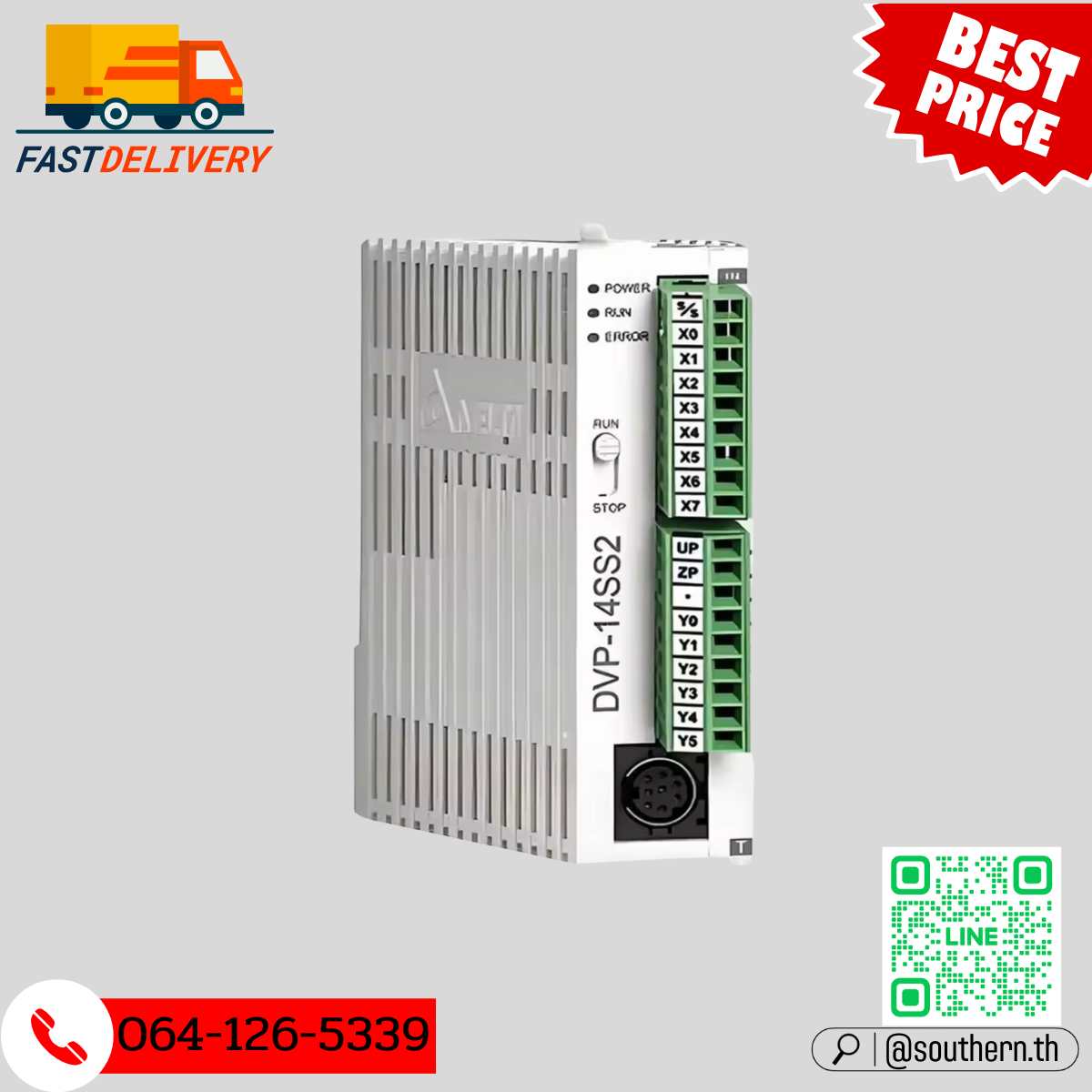 Delta PLC DVP14SS211T 8I/6O 24V (Transistor)