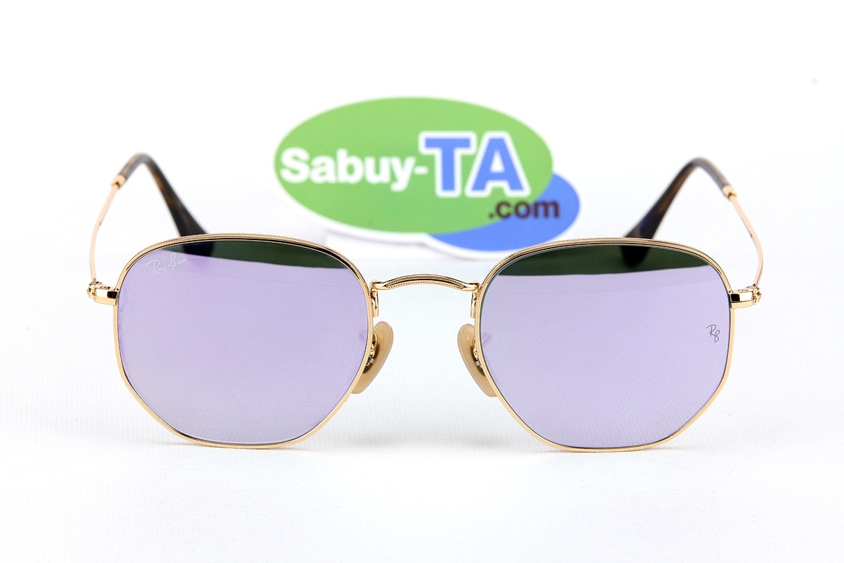 RayBan Hexagonal Flat Lens RB3548N 001/8O