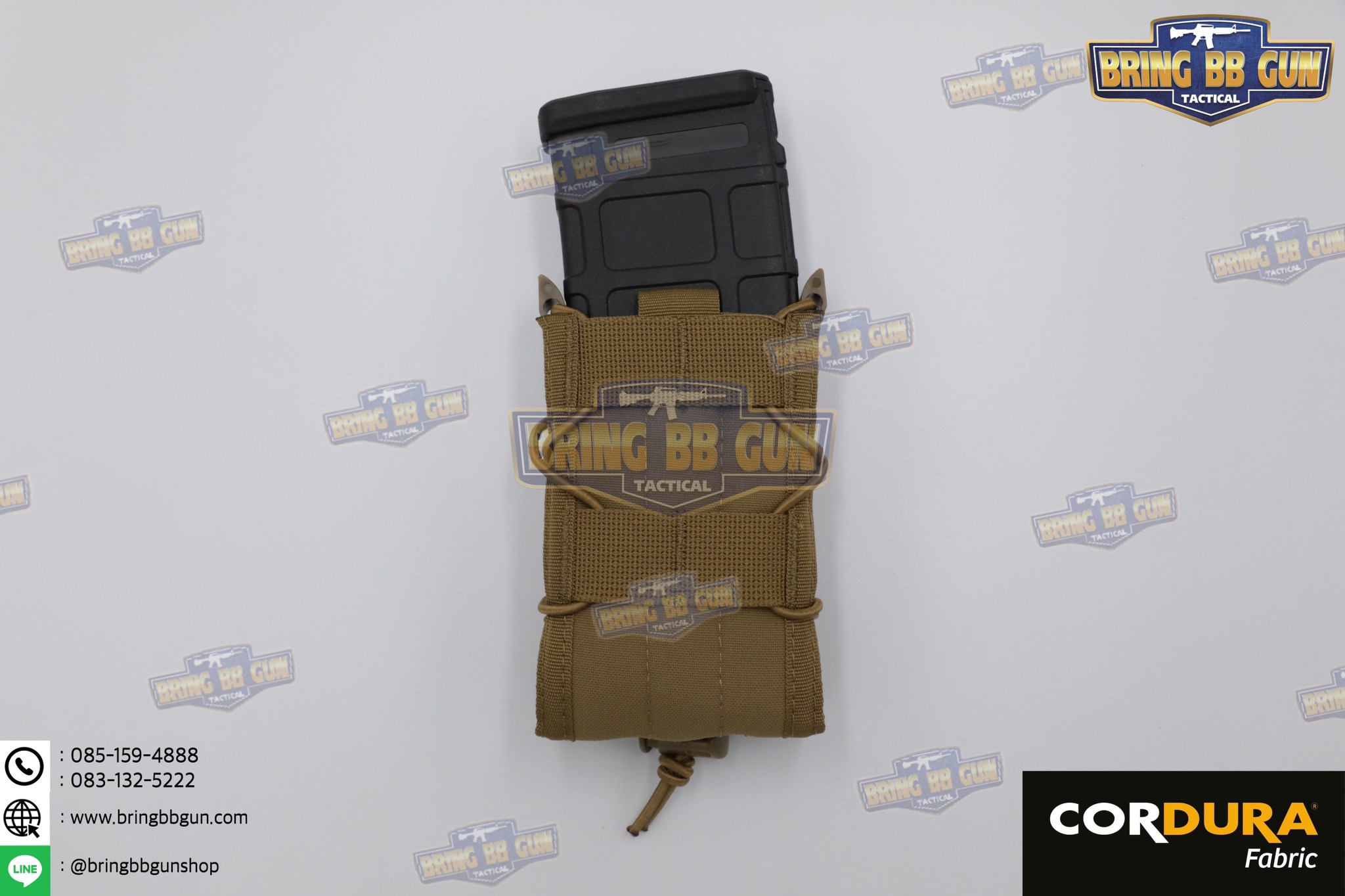 เพ้าแม็กกาซีน ทรง Tiger รุ่น 5.56 (ซองแม็กกาซีนเดี่ยวทรง TACO) (Tiger Type 5.56) (Tiger Type 5.56 Magazine Pouch) (Magazine Pouch)