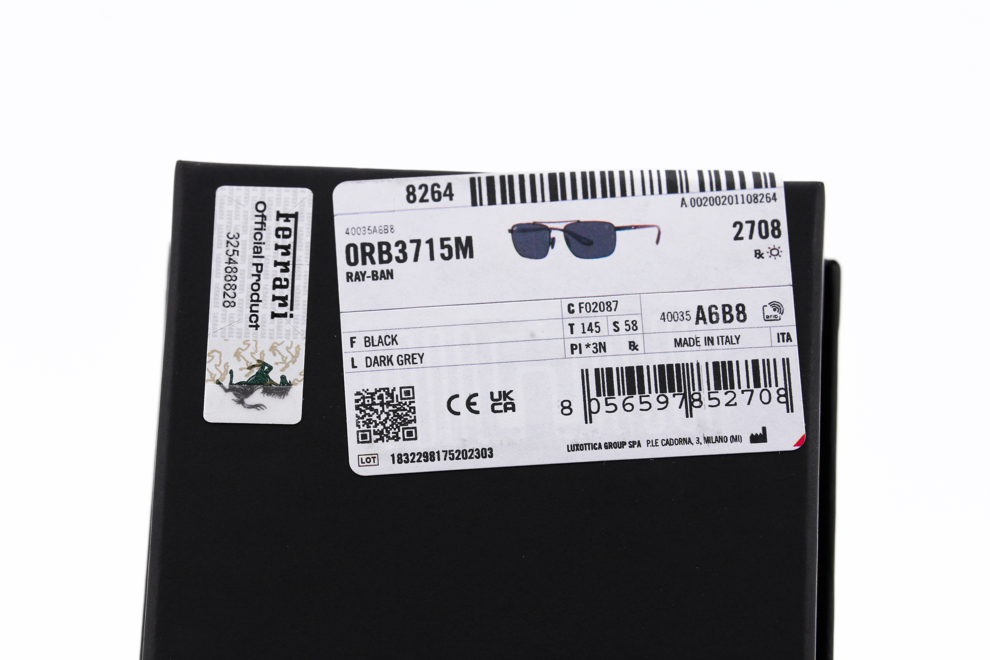 RayBan Ferrari Collection RB3715M F020/87