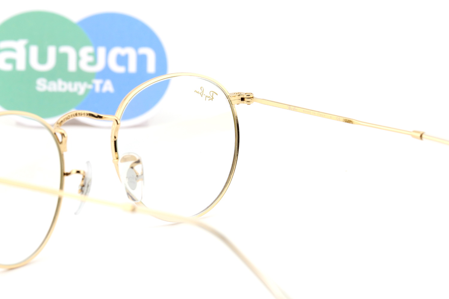 RayBan Round Evolve RB3447 9196BL Legend Gold