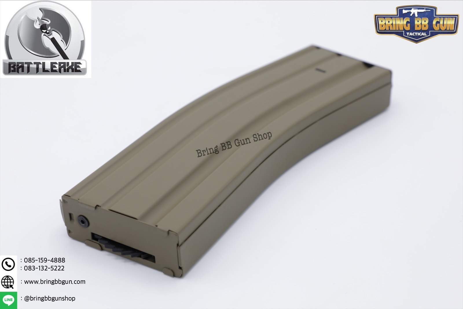 แม็กกาซีน M4 แบบปั่น ทรง เดิม(เหล็ก) รุ่น 500 นัด(รุ่นยาว) (M4 Hi-cap magazine)