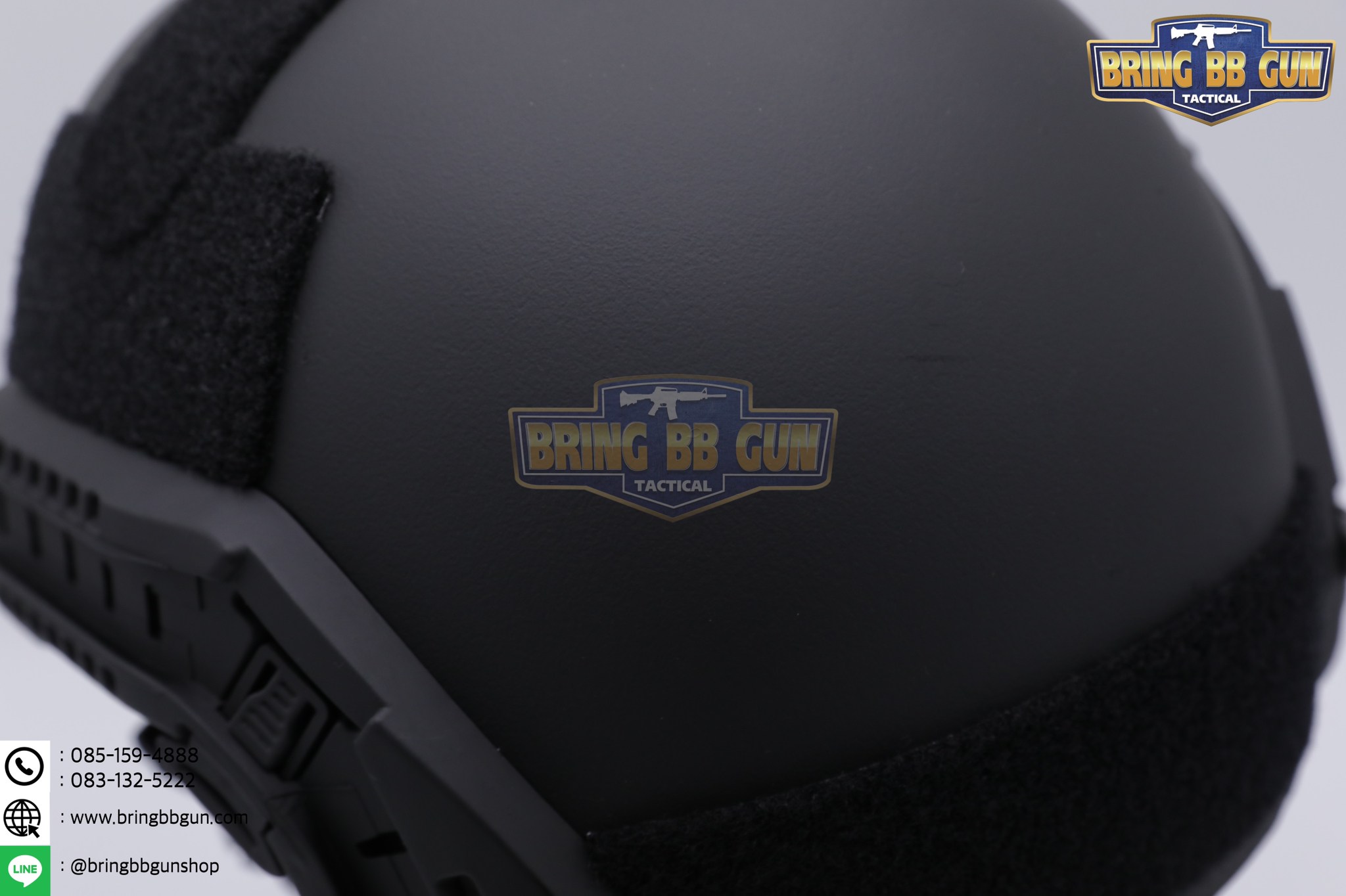 หมวก Fast ปรับท้ายทอยได้(หมวกฟาส) (Fast Helmet MH type) รุ่น Upgrade Version No holes ปรับรัดท้ายทอย