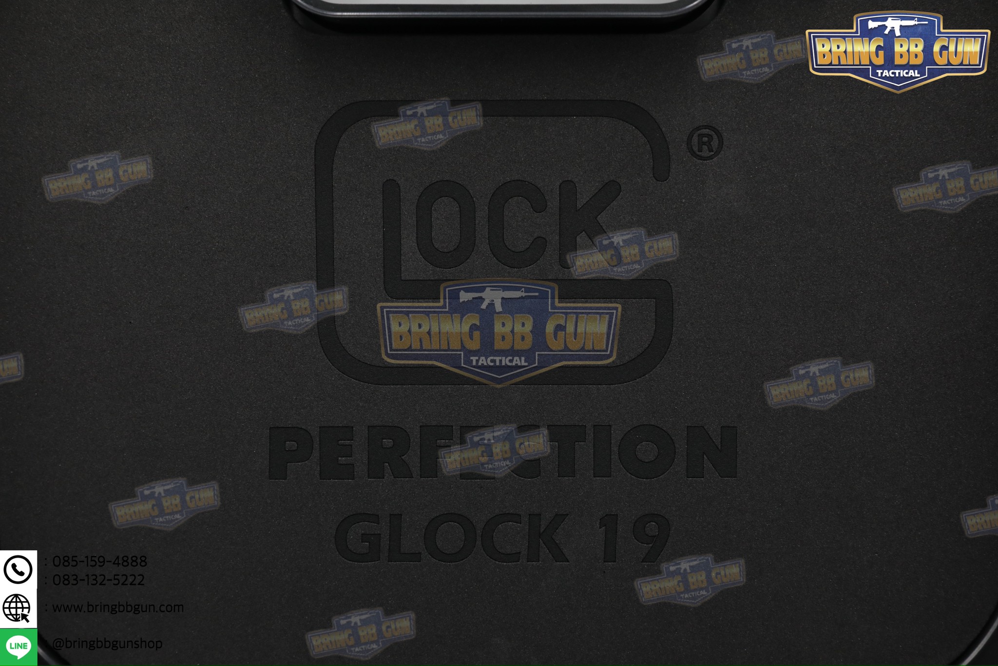 กล่องปืนสั้น Glock (กล่องปืนสั้น B11) (เคสกันกระแทรก) (Lockable Pistol Case)
