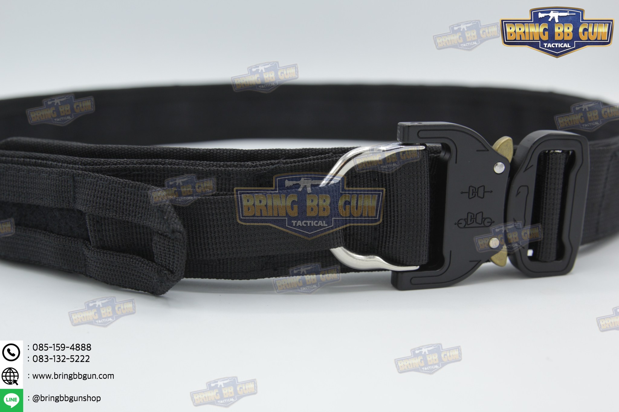 เข็มขัดยุทธวิธี รุ่น หัวคอปร่า ทรงIPSC 2ชั้น Cobra IPSC (B013)