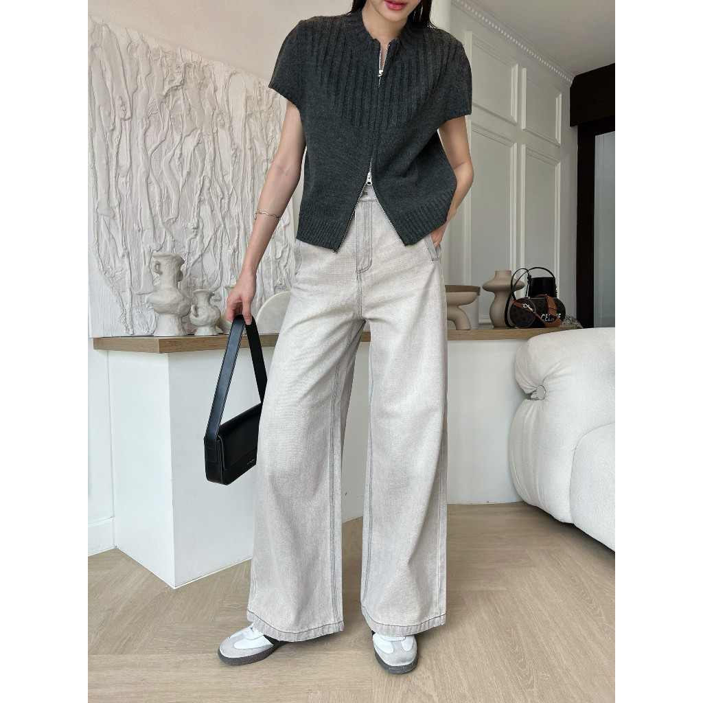 Grey Denim กางเกงยีนส์