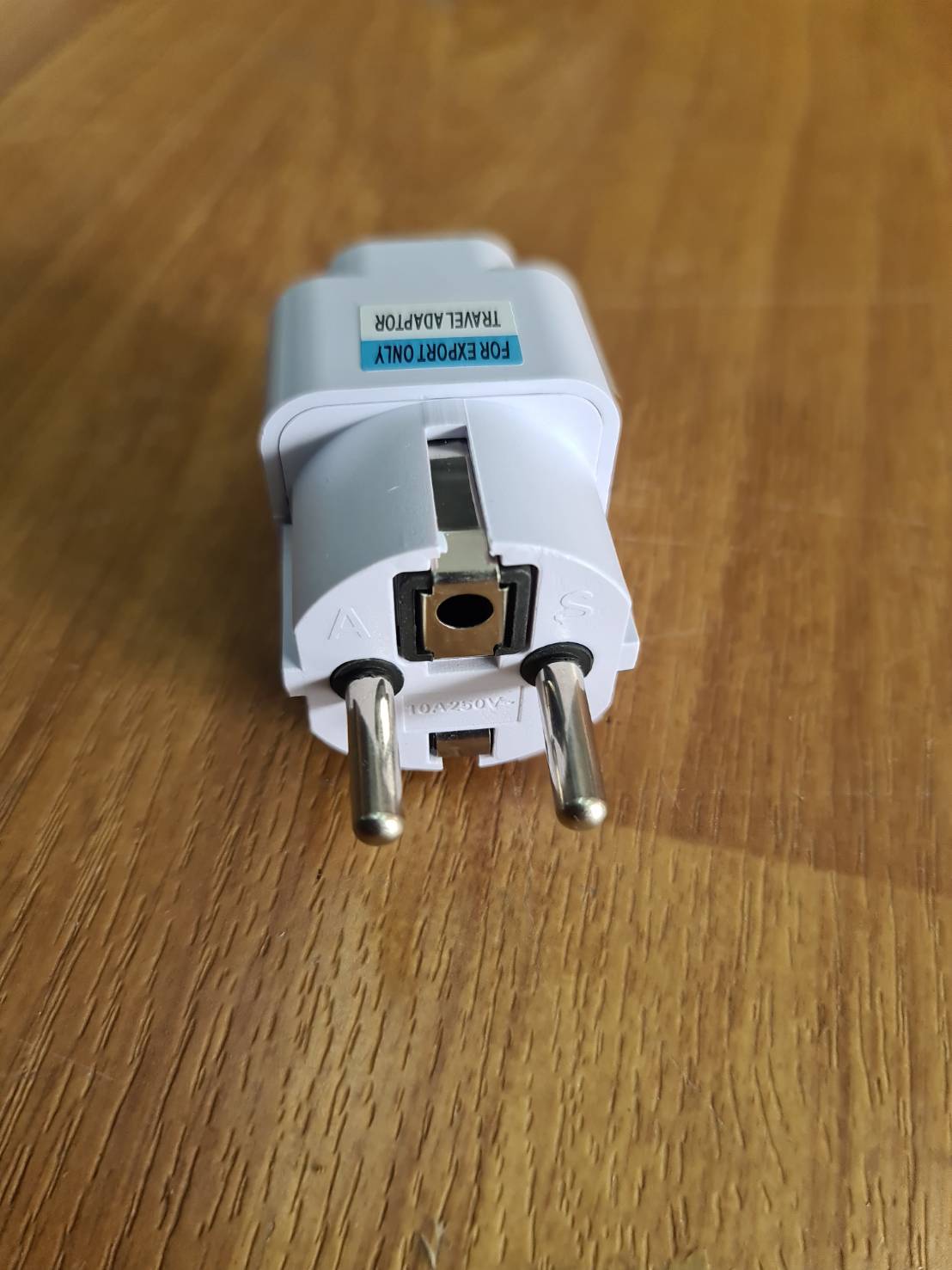 0000823 หัวปลั๊ก ปลั๊กเสียบเยอรมันแปลงเป็นสากล Universel Adapter หัวแปลง ขาปลั๊ก ใช้กับยุโรป
