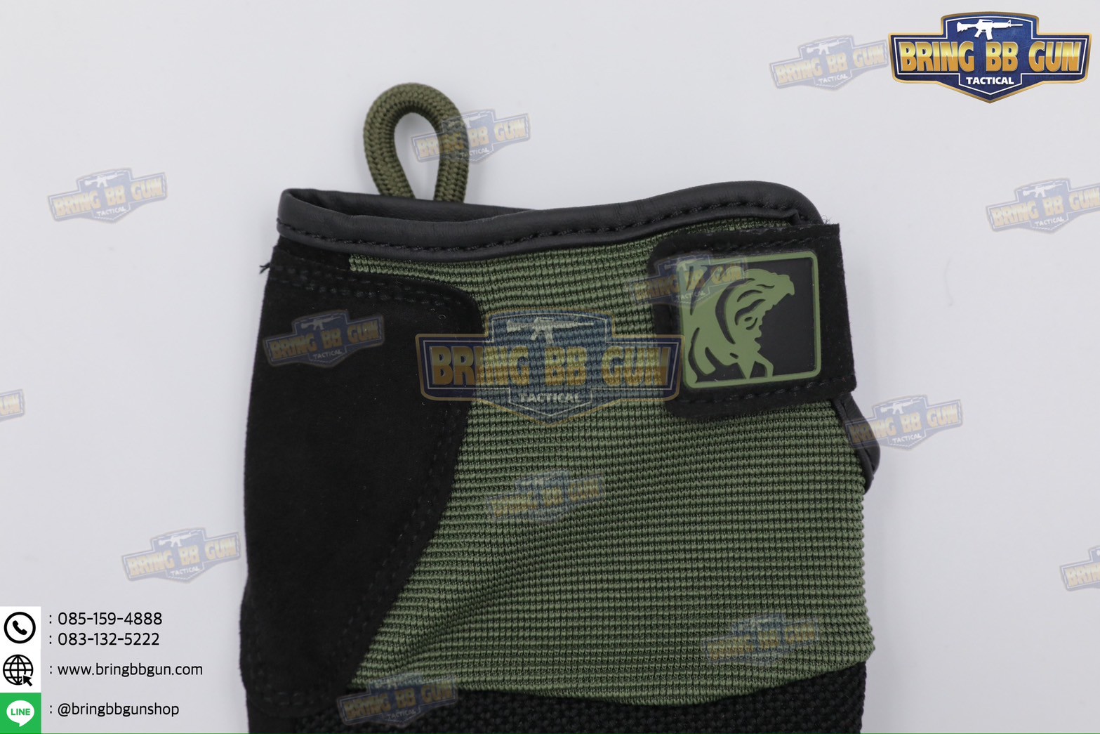 ถุงมือเต็มนิ้ว ทรง Alpha (Tactical Glove) (ถุงมือหมูป่า) (Full Dexterity Tactical Glove)