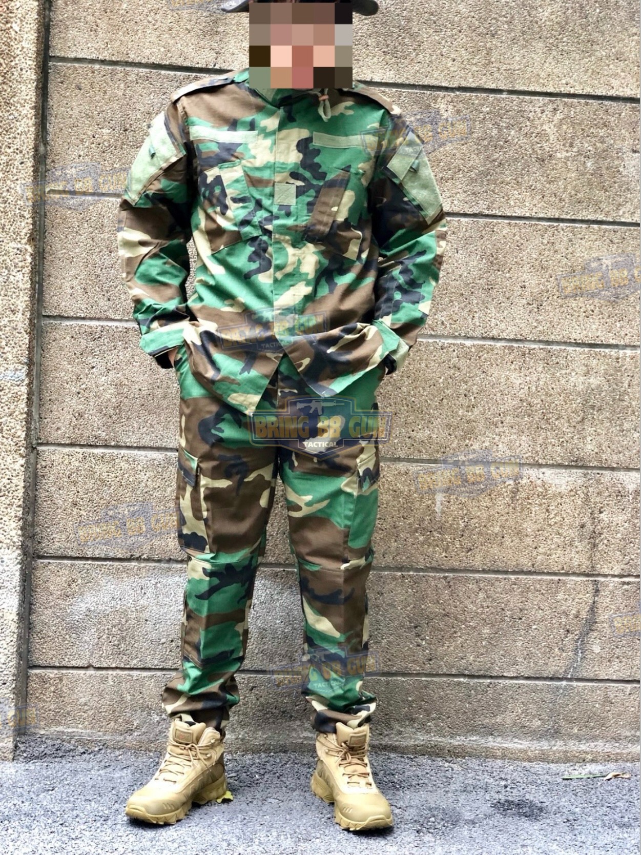 ชุดฝึกพราง (เสื้อ+กางเกง) (ชุด BDU) (Battle Dress Uniform) (ชุดเครื่องแบบลายพราง)