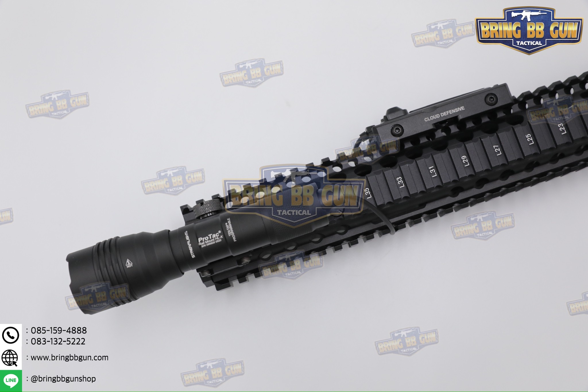 LCS MK2 ยี่ห้อ Cloud Defensive (ตัวจับสวิตช์หางหนูของไฟฉาย) รุ่น ระบบราง Picatinny (รางรถไฟ,ราง20mm.) (Light Control System) (ใช้ได้กับชุดหน้าระบบราง Picatinny เท่านั้น)