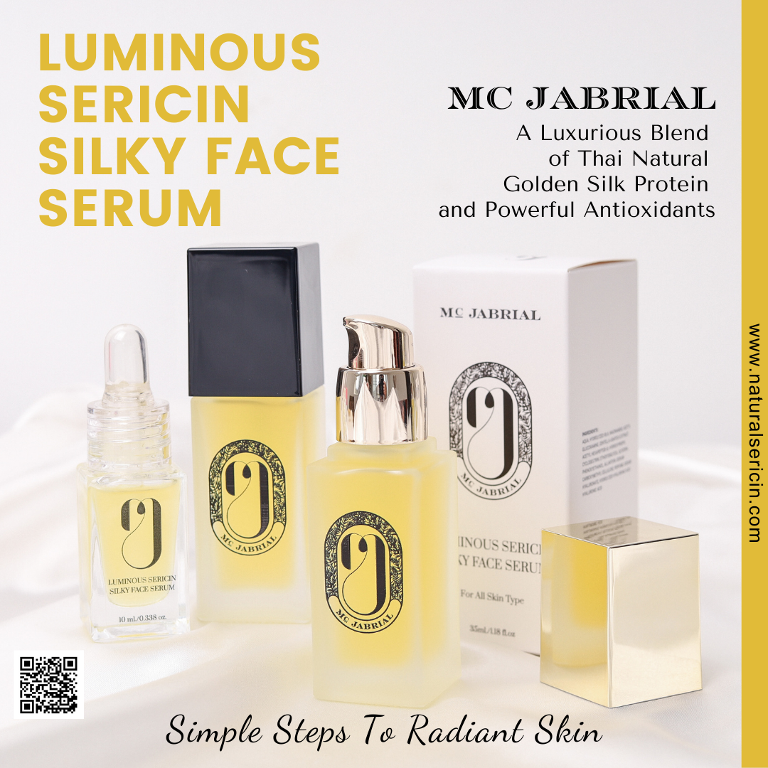 Luminous Sericin Silky Face Serum 35ml. ลูมินัส เซริซิน ซิลค์กี้ เฟส เซรั่ม ขนาด 35มล.