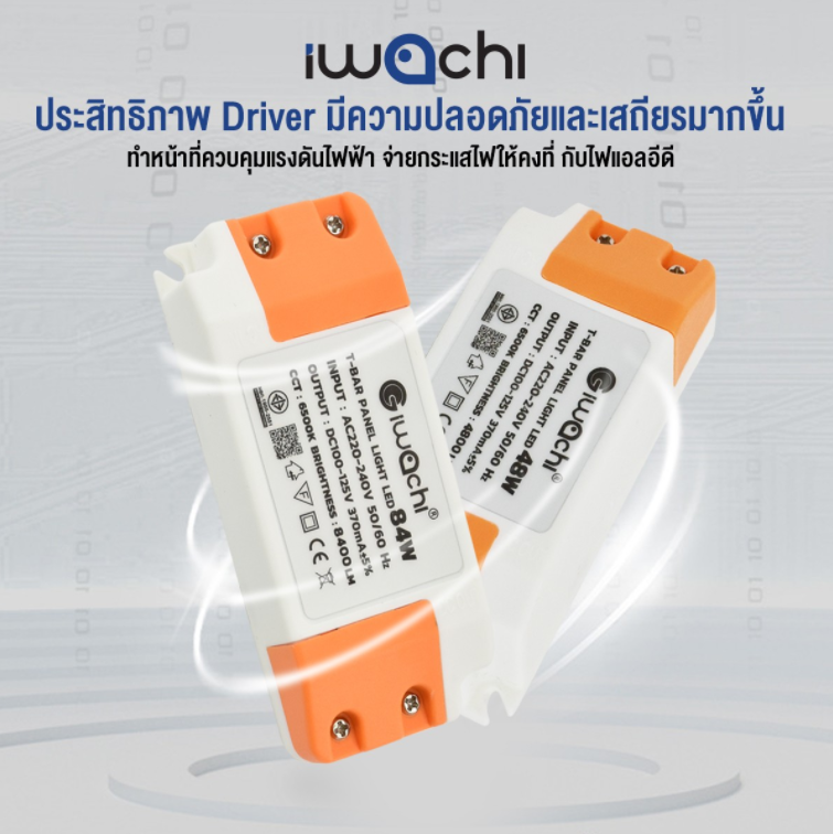 New Arrival โคมทีบาร์ (ฝังฝ้า) -PANEL-60X120-84W