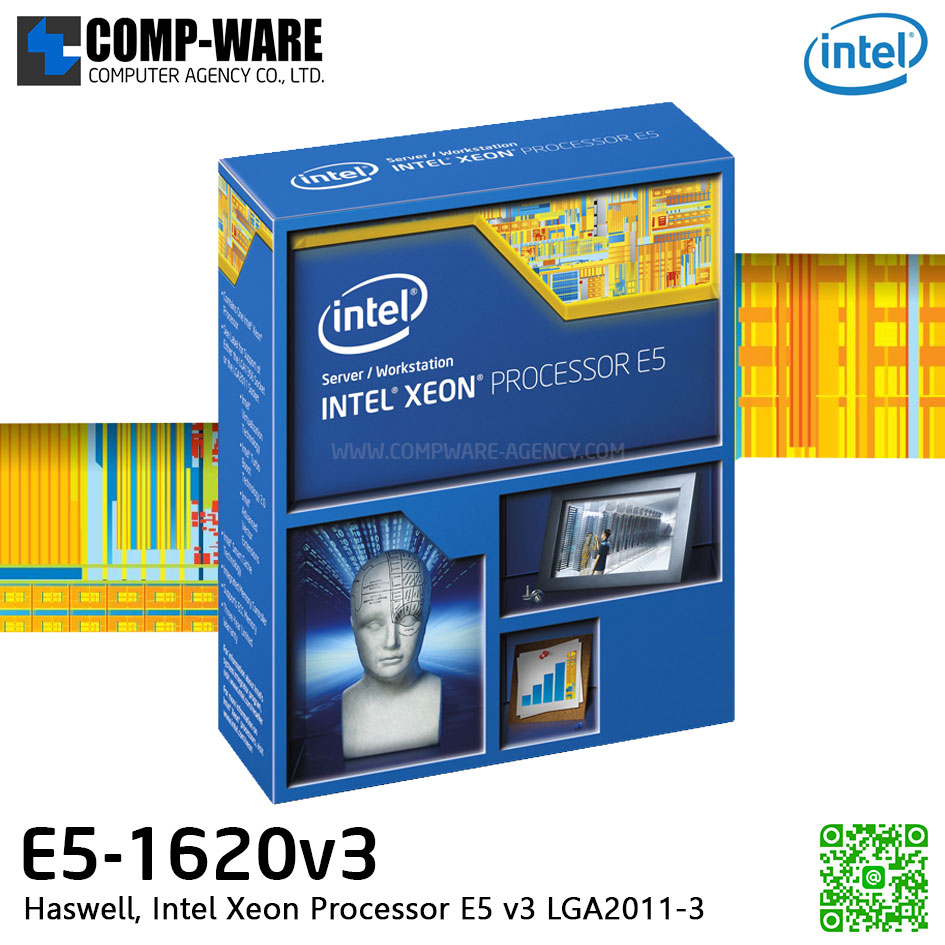 CPU Intel Xeon E5-1620 V3 , 4C/8T LGA2011-3, 3.50 GHz, 10 MB SmartCache Processor BX80644E51620V3 (No Heatsink)