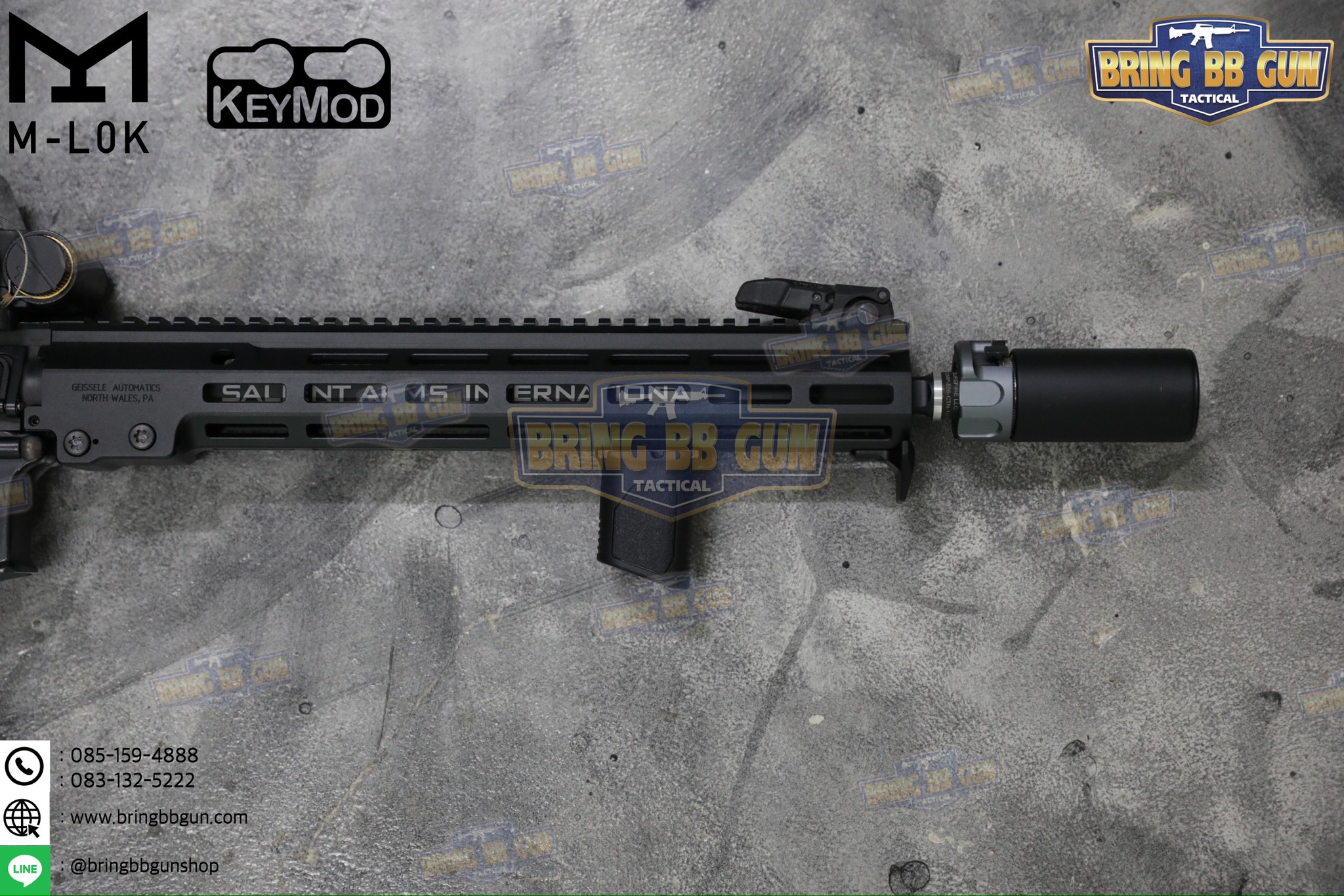 กริ๊ปมือหน้า STRIKE AVG (รุ่นสั้น) (ใช้ได้กับชุดหน้าระบบราง M-Lok และ ระบบราง Keymod เท่านั้น)