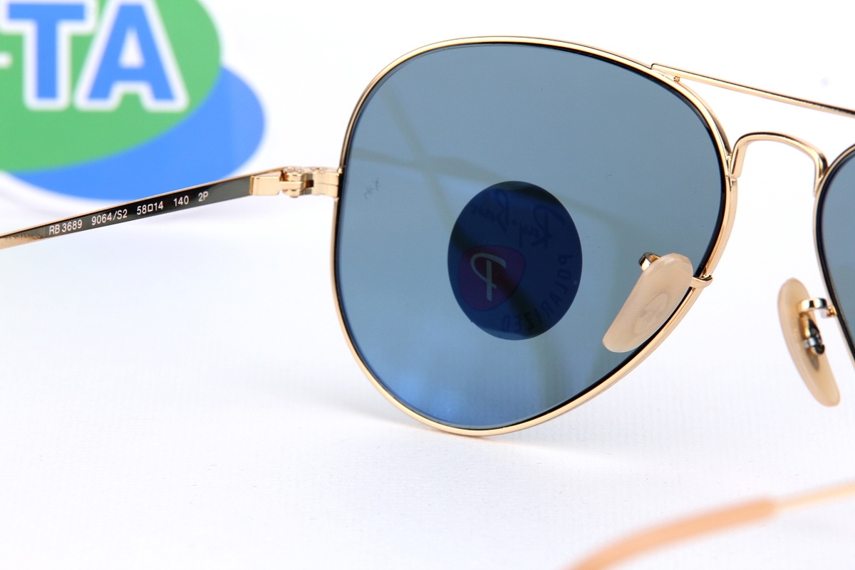 RayBan Aviator RB3689 9064S2 Polarized Lens