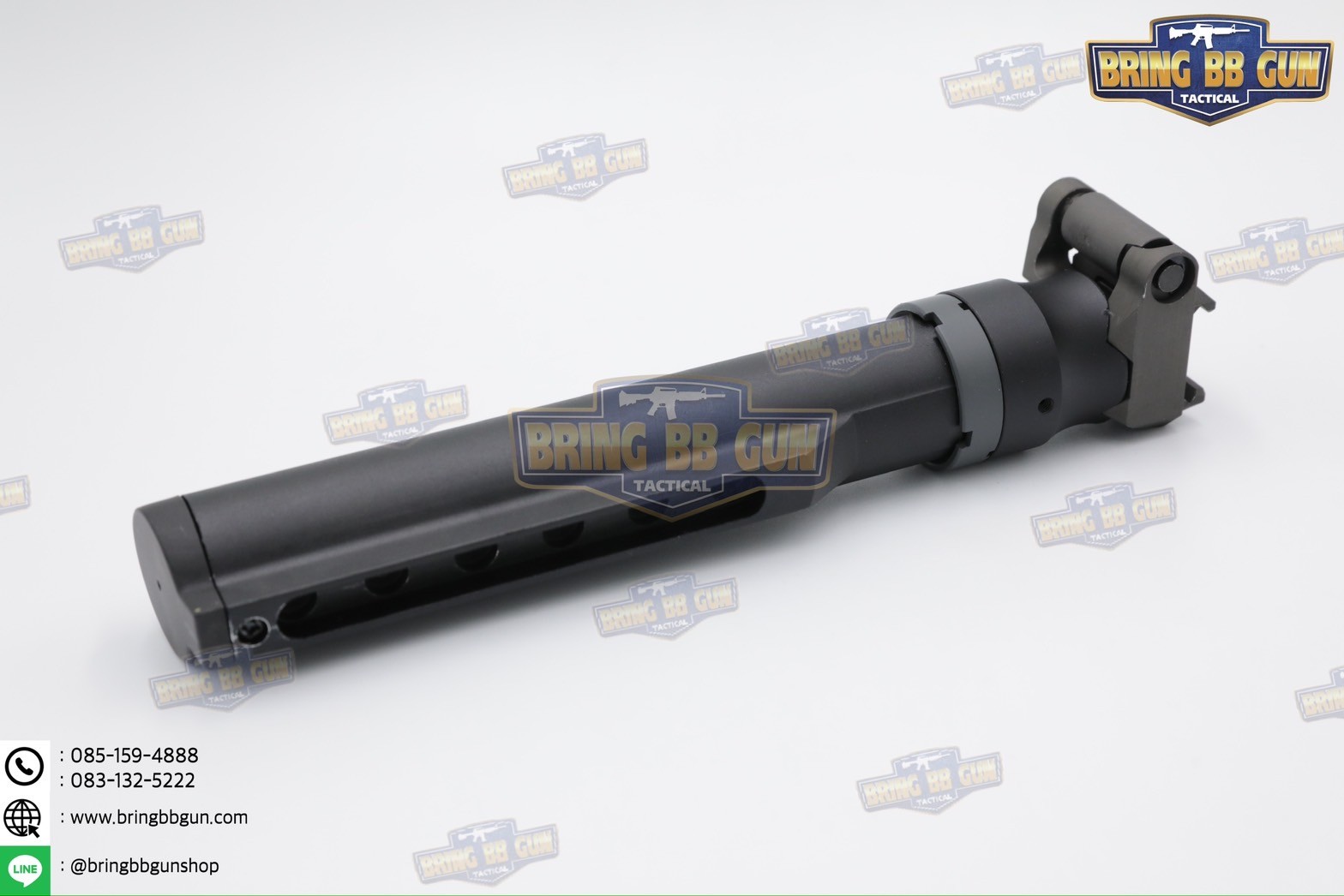 Adapterแบบพับได้แปลงท้ายระบบ1913ให้ใช้แกนพานท้ายทรงAR สำหรับ Sig Sauer MPX/MCX (1913 Interface Folding Knuckle) (Folding Stock Adapter for M1913 Rail) (Stock Adapter) (1913 Adapter) (Sig Sauer) (MCX) (MPX) (1913)