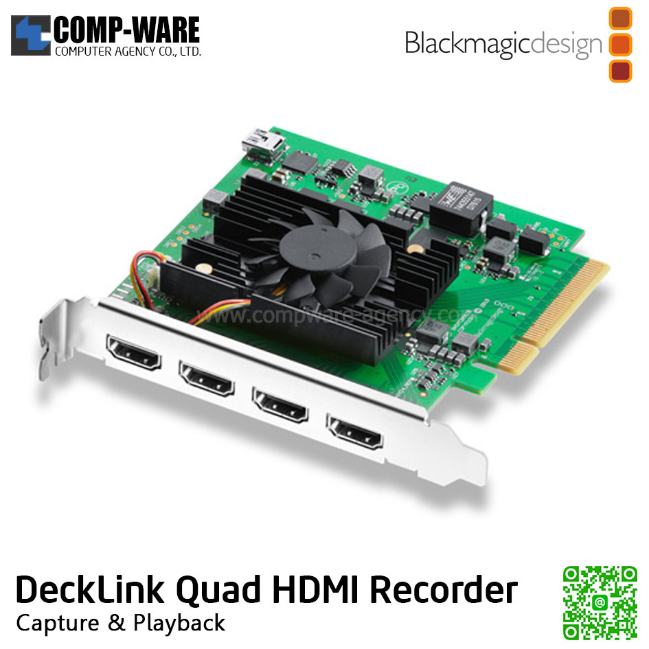 DeckLink Quad HDMI Recorder - Blackmagic Design