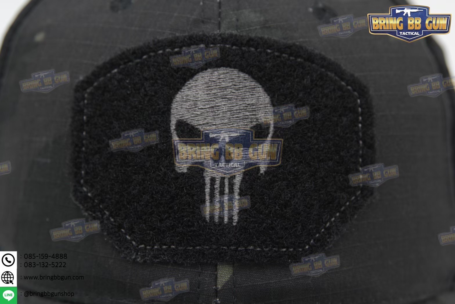 หมวกแก๊ป Punisher (หมวก Cap กะโหลก)