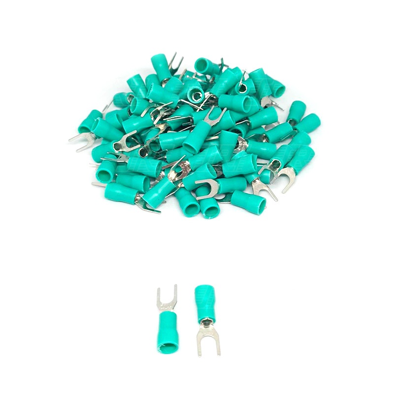 หางปลาแฉก หุ้มสลิป SV2-4 (100 ชิ้น) | มี 5 สี | สีดำ สีน้ำเงิน สีเขียว สีแดง สีเหลือง