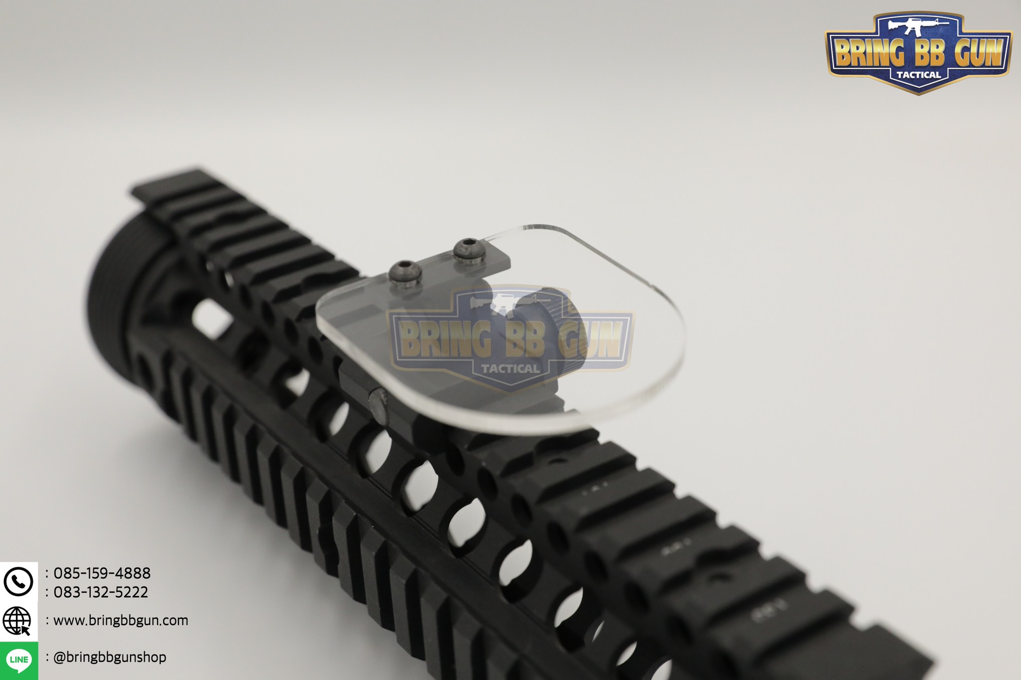 แผ่นอะคริลิคกันดอทแตก แบบจับราง20mm.