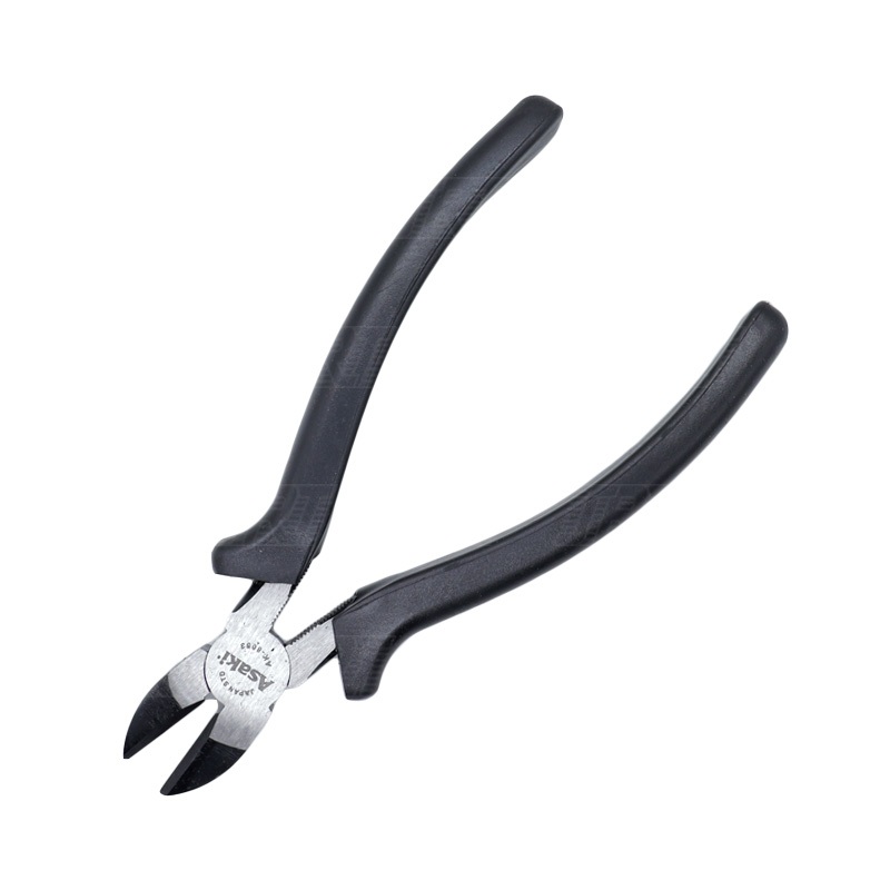 คีมตัดปากแหลมด้ามทแยงมุม แบบอเมริกัน 8 นิ้ว | AK-8053 | ASAKI